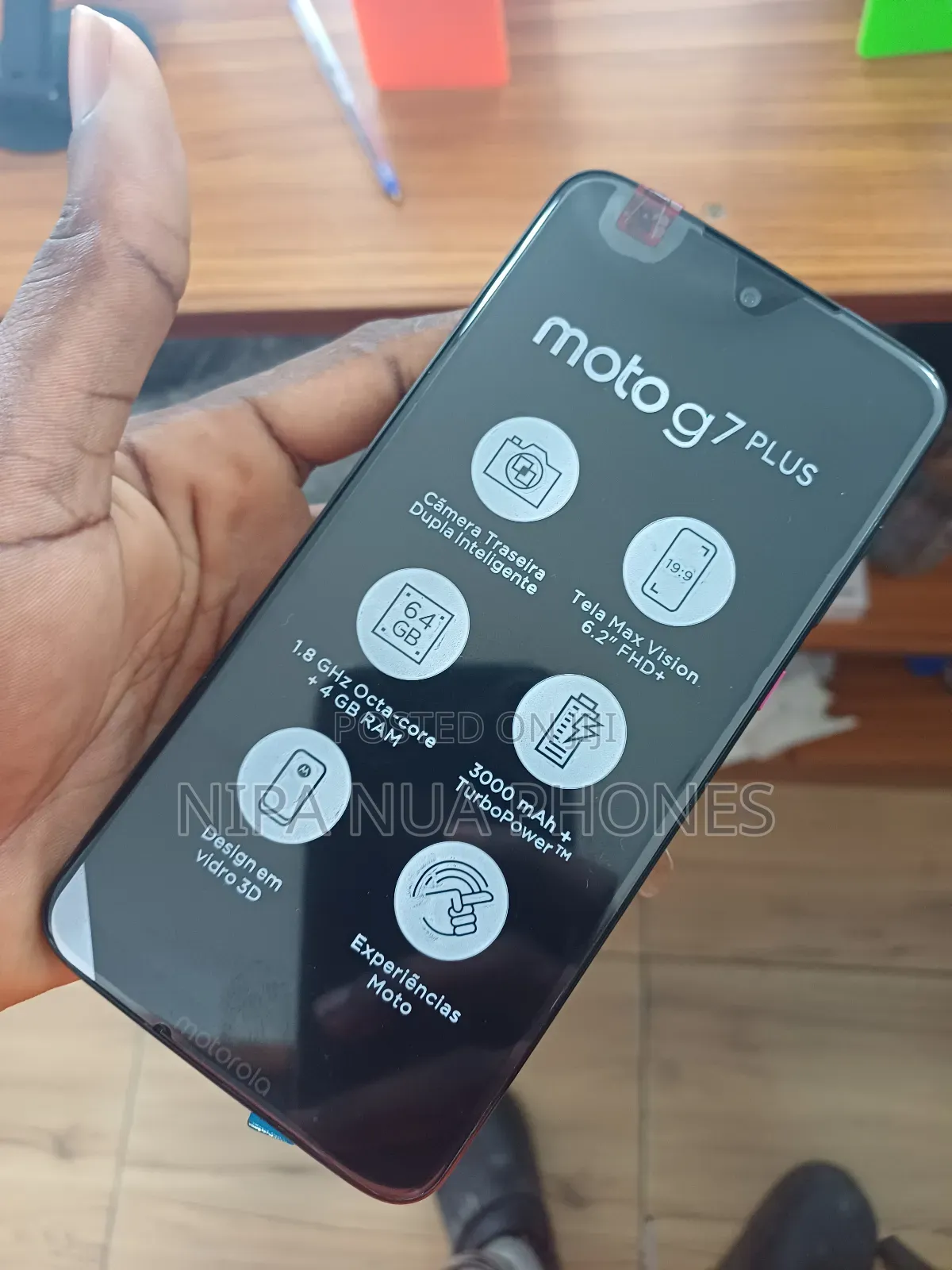 Motorola Moto G7 Plus 64 GB Black