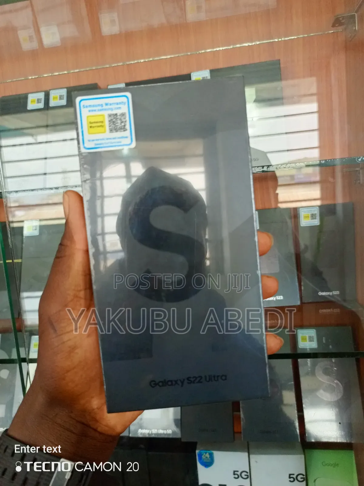 New Samsung Galaxy S22 Ultra 5G 256 GB Black