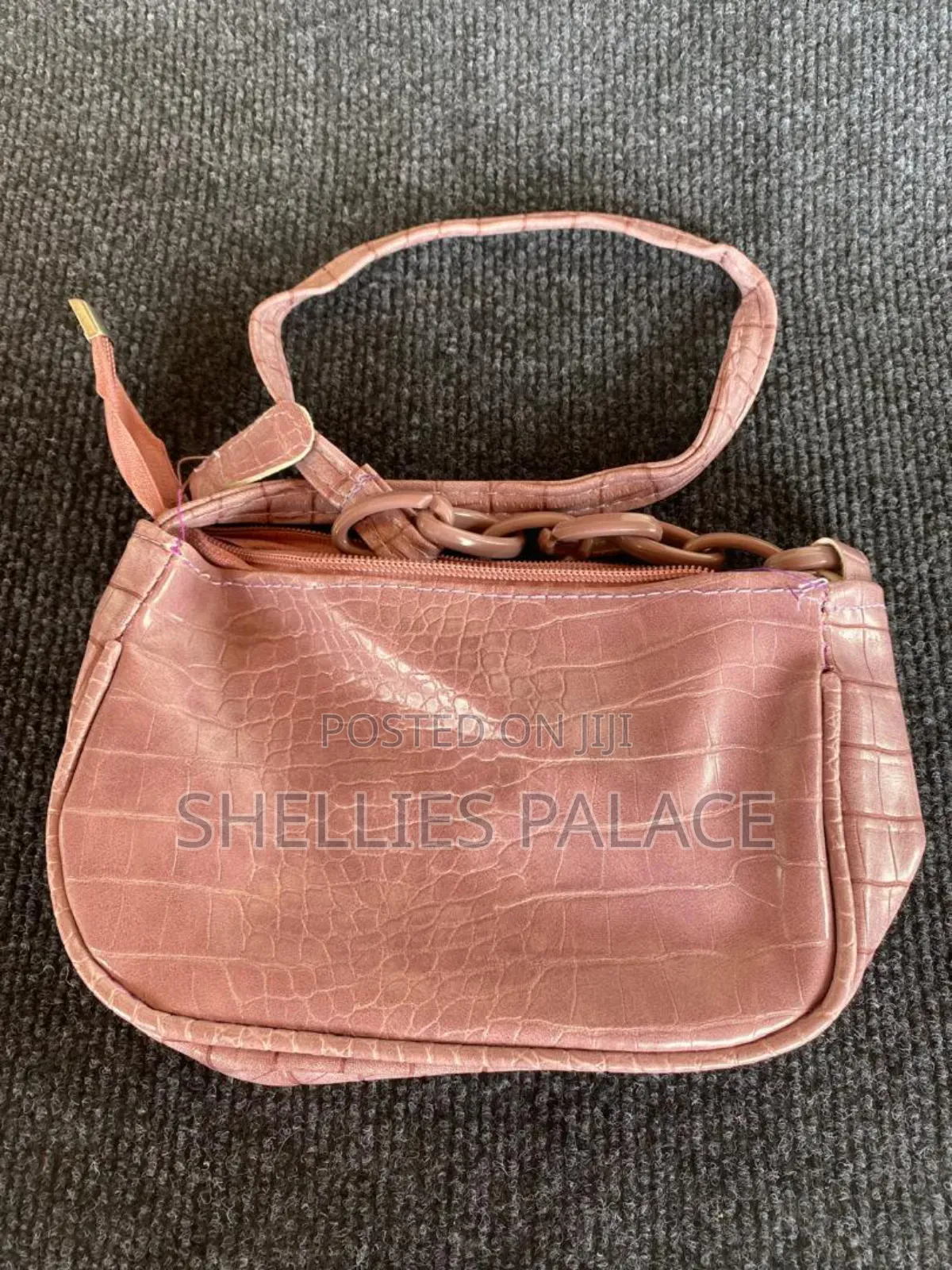 Women Elegant Armpit Sling Handbag Pu Leather Solid Shoulder