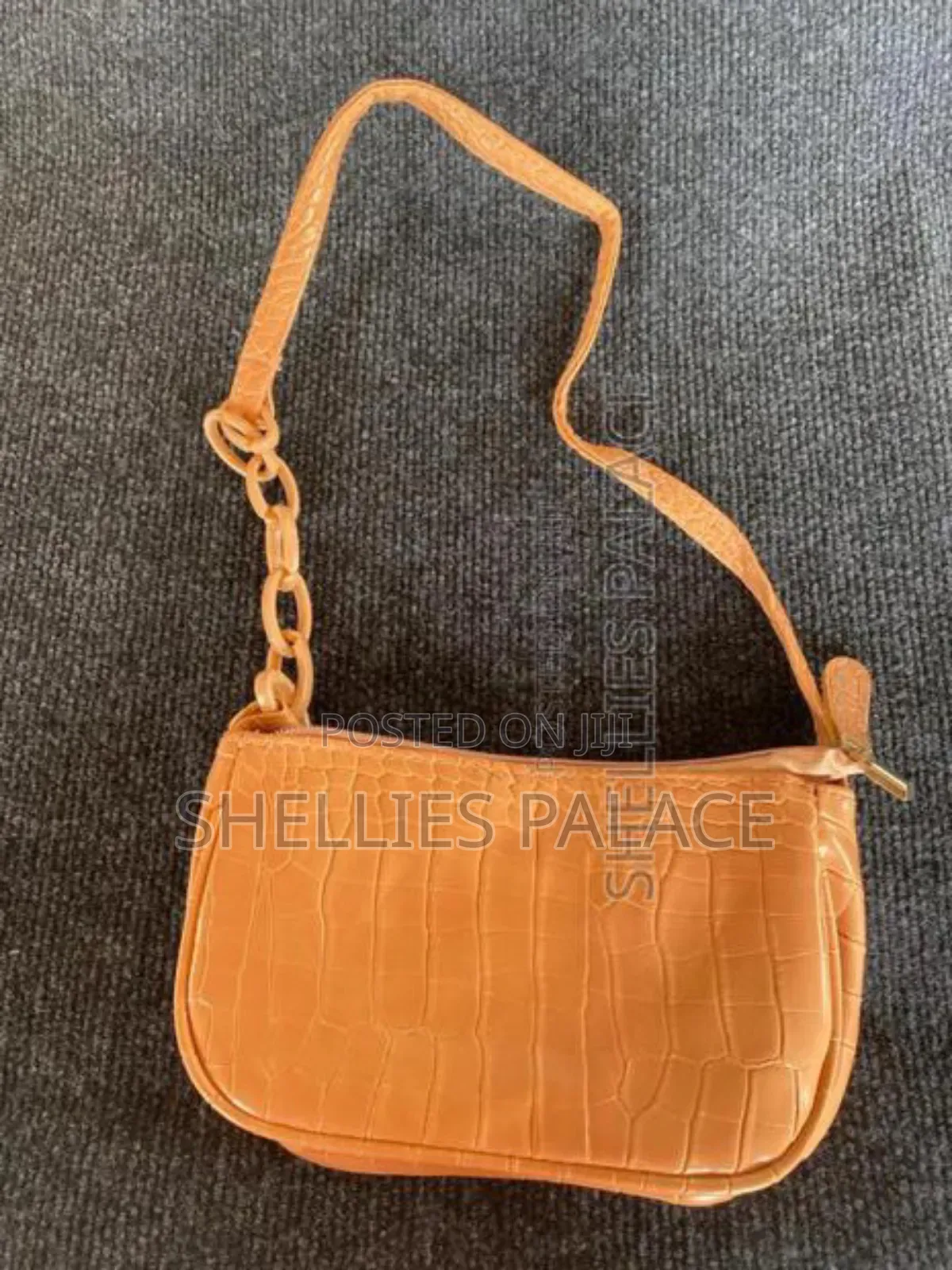 Women Elegant Armpit Sling Handbag Pu Leather Solid Shoulder