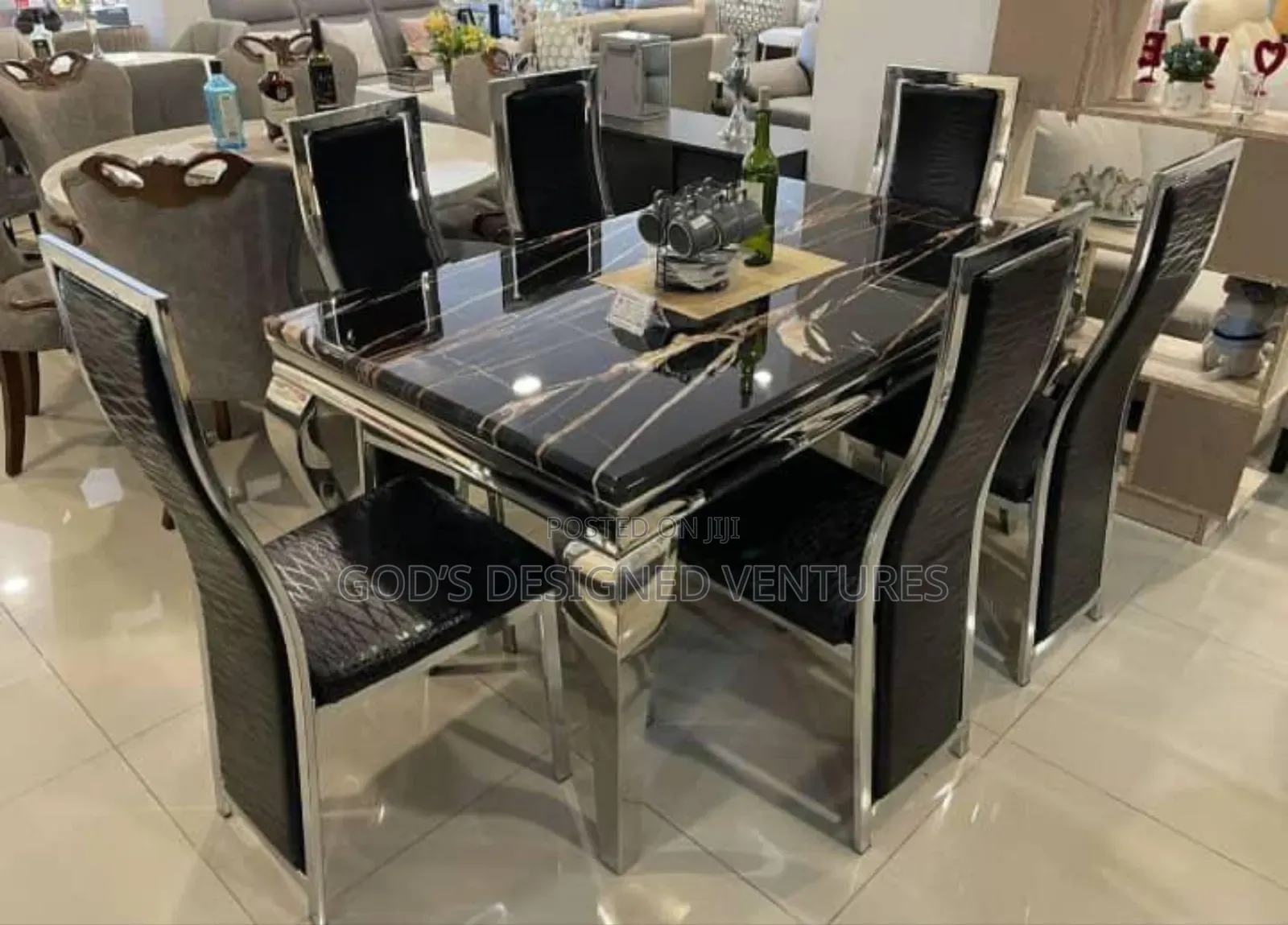 6 Seater Marble Dining