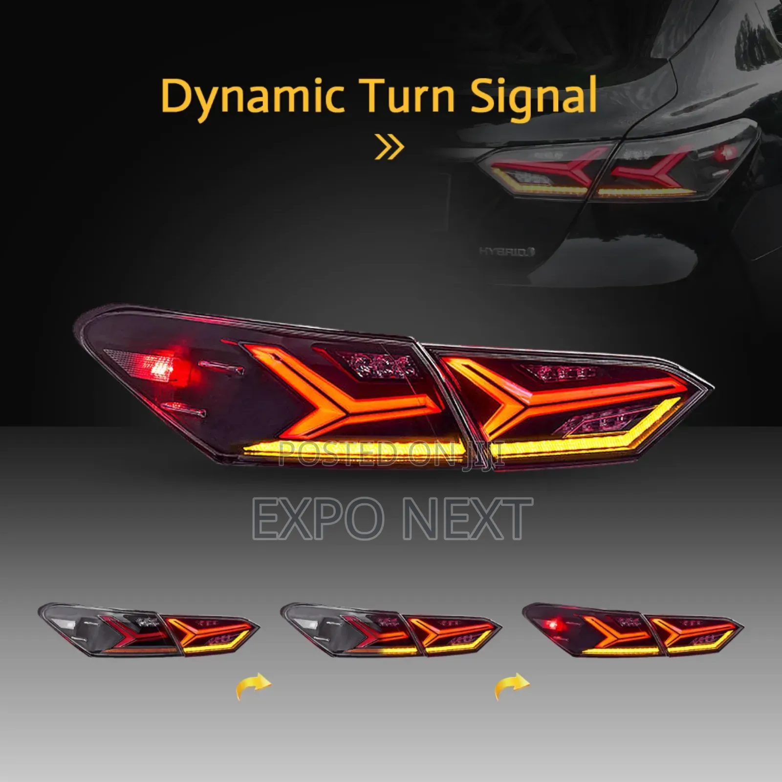 Toyota Camry 2018-2022 Abs+Led Tail Lights