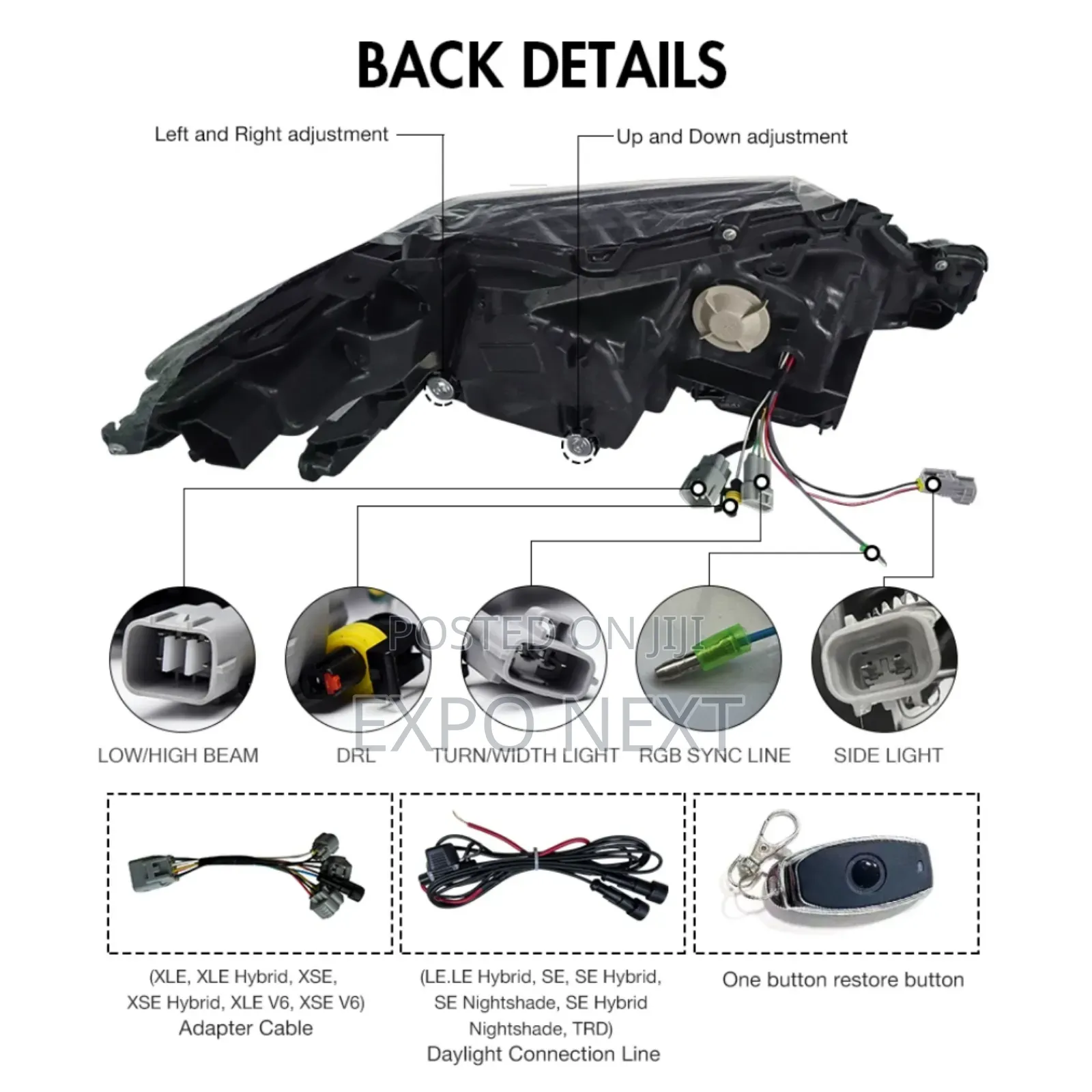 Toyota Camry 2018-2024 Headlight Led