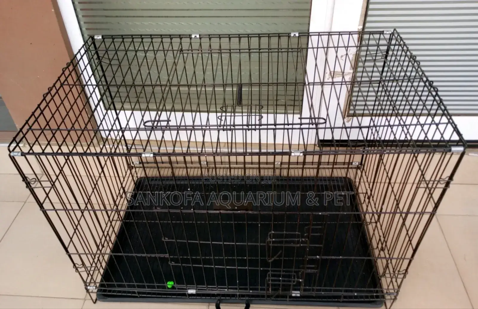 Strong Foldable Metallic Dog Cage 30 Inches