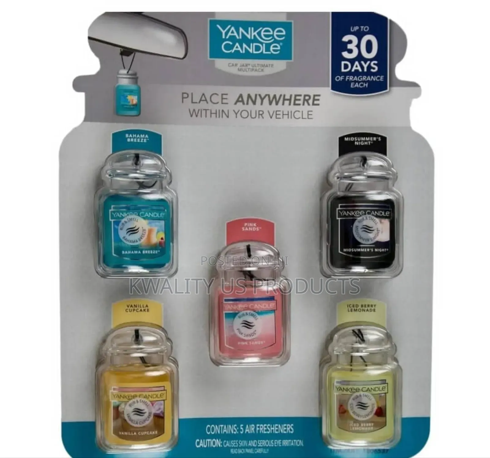 Yankee Candle Air Freshner - 5 Pack