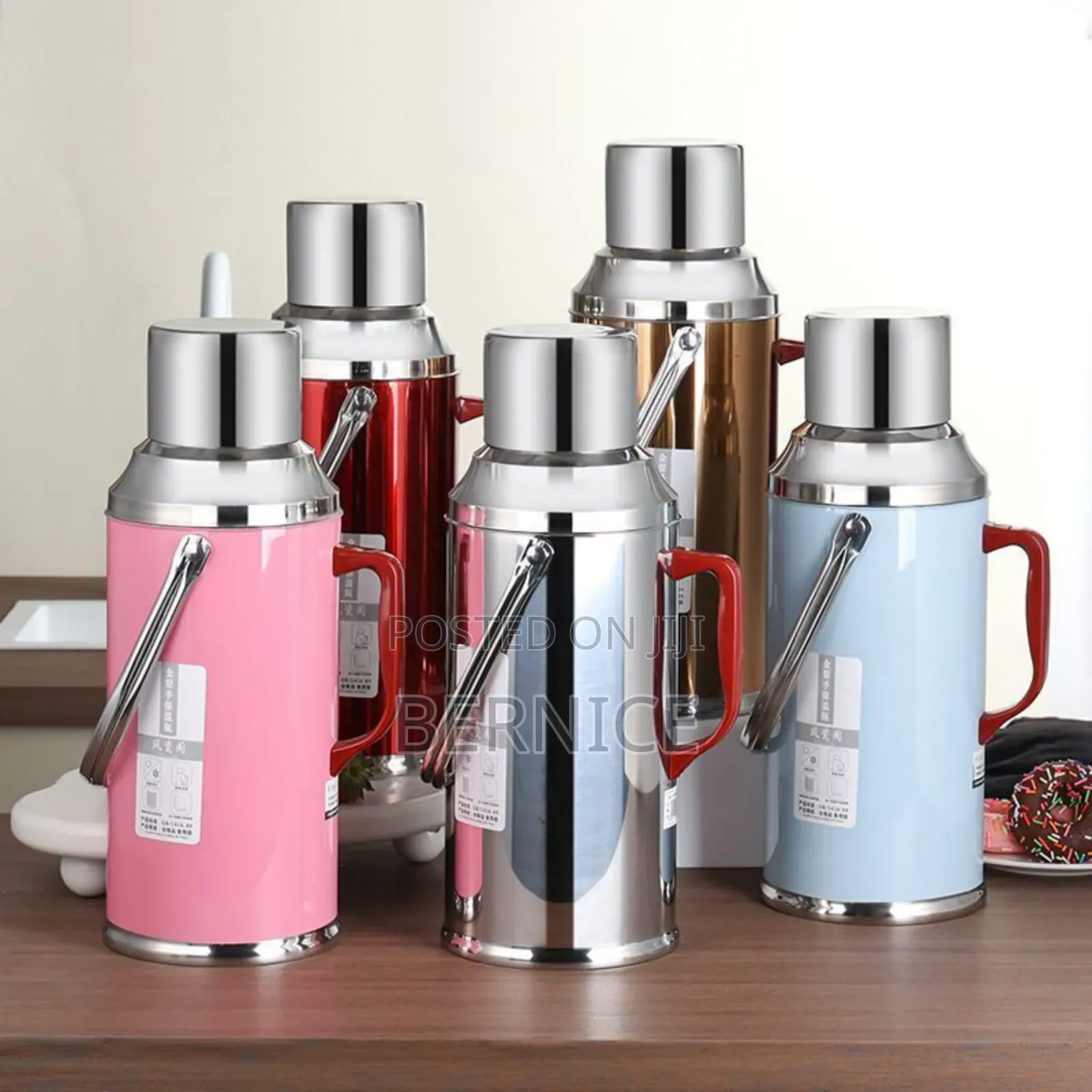  3.2l Vacuum Flask – Keeps Hot Cold Up to 48 Hours 