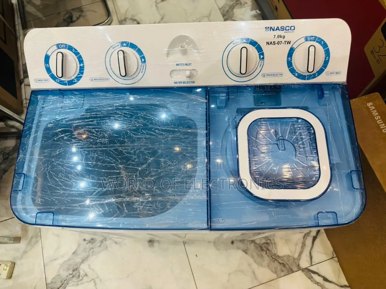 Ideal for Home Use W/ a Transparent Lid Stainless Tub Nasco 7kg Wm