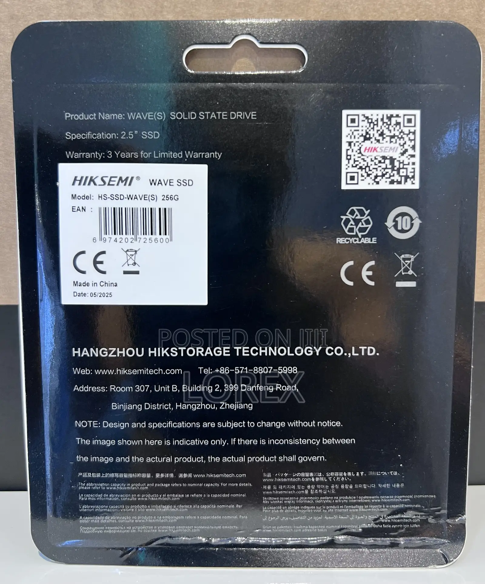 Hiksemi SSD 256gb Hikvision Hs-SSD-Wave(S) 256g