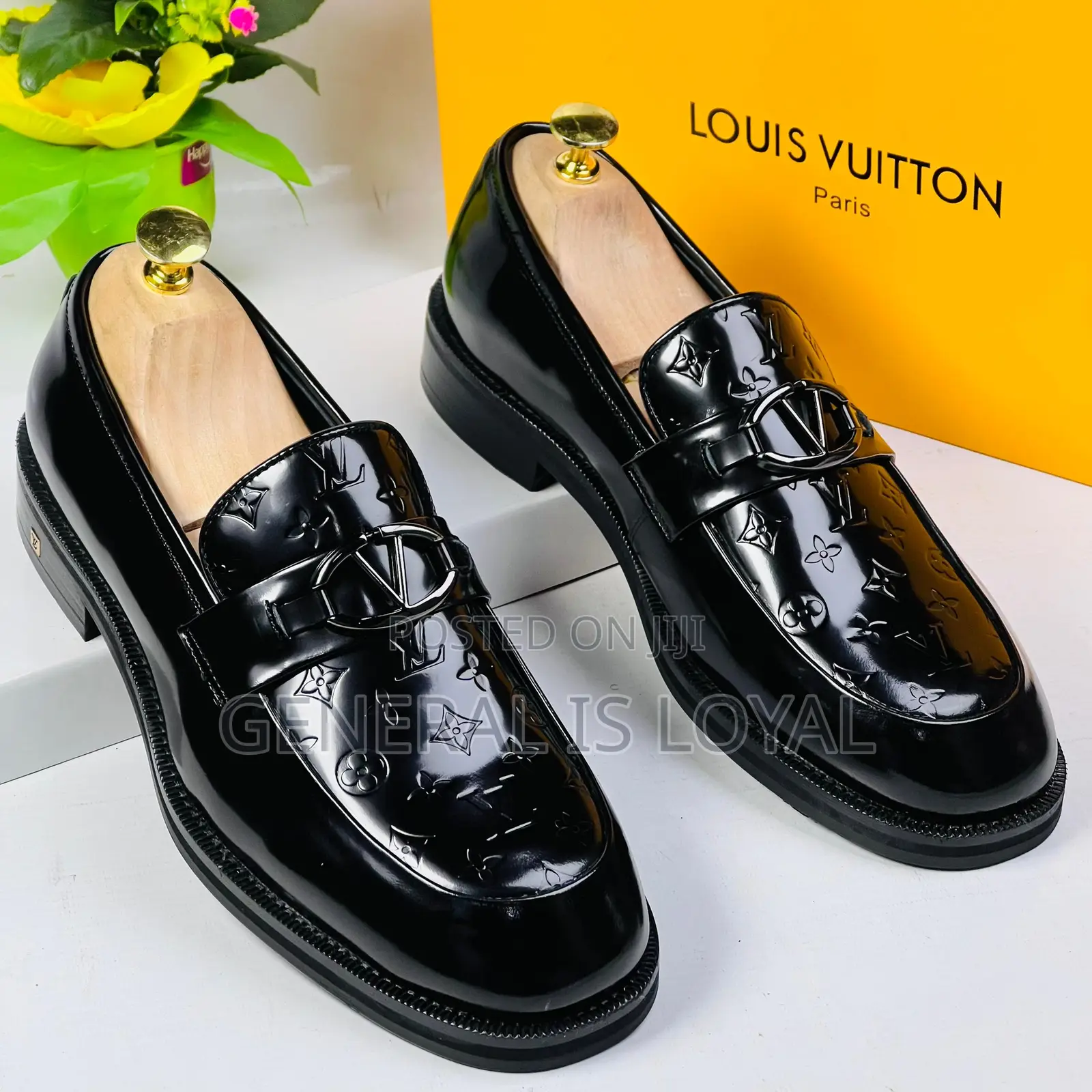 Louis Vuitton Black Classic Men Shoe