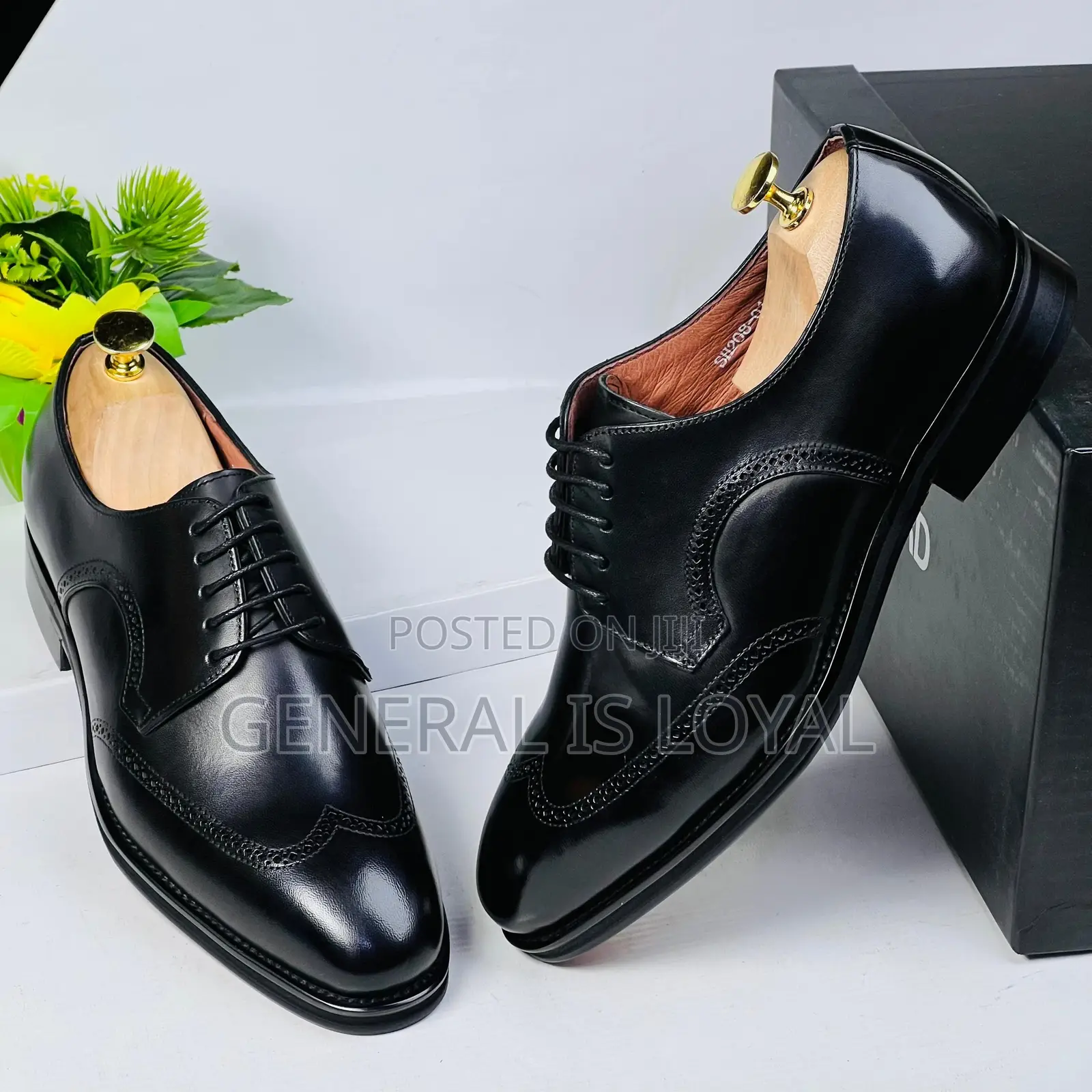 Tomford Black  Coffee Men Leather Shoe