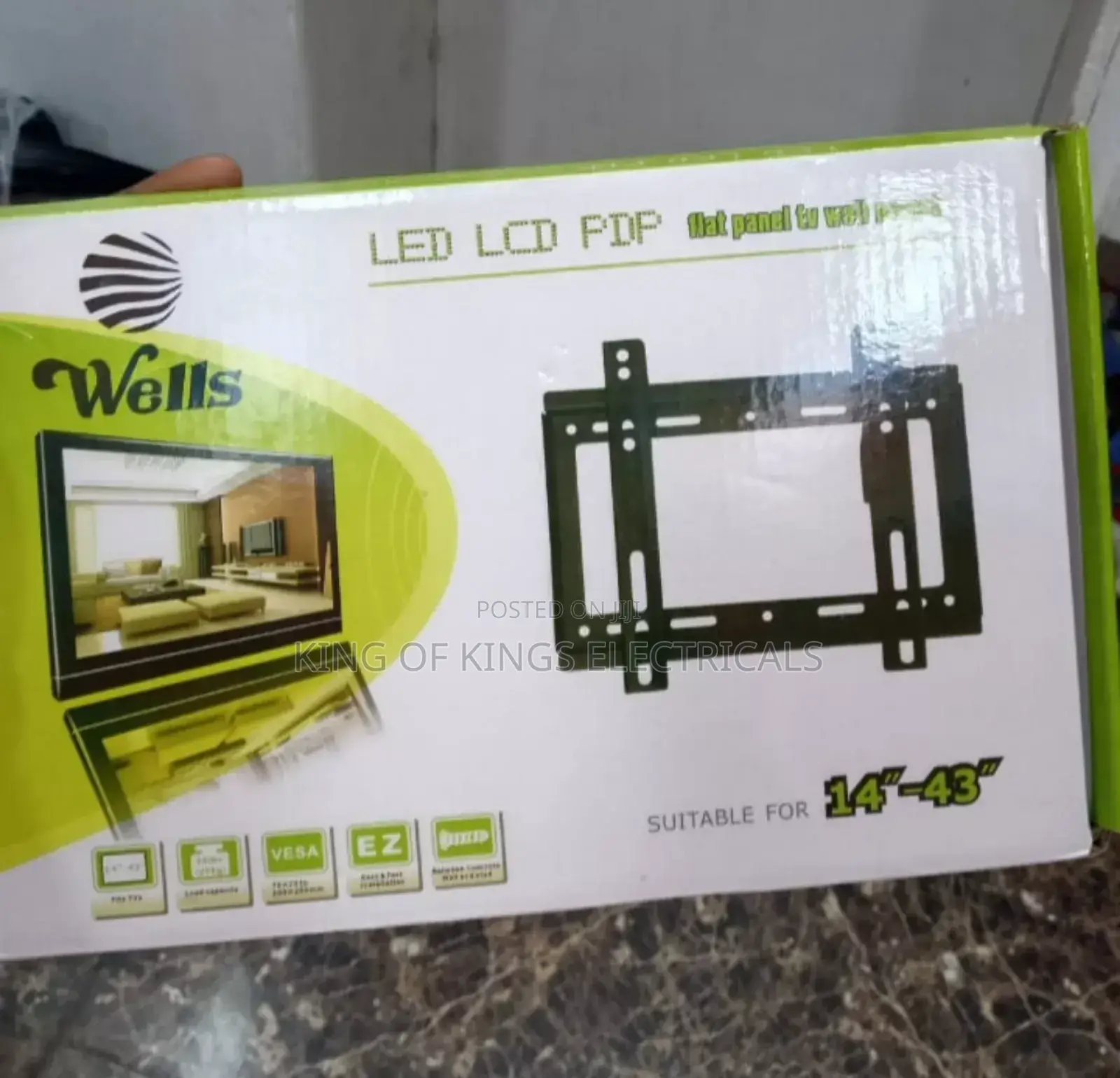 Tv Wall Mount 14–43 Inch – Strong Easy Install