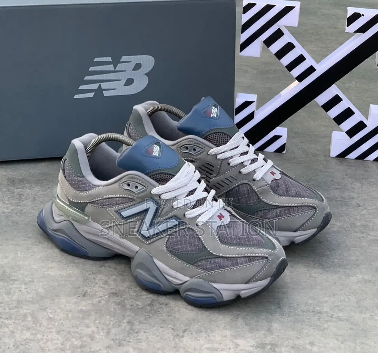 New Balance 9060 Grey Sneaker Available