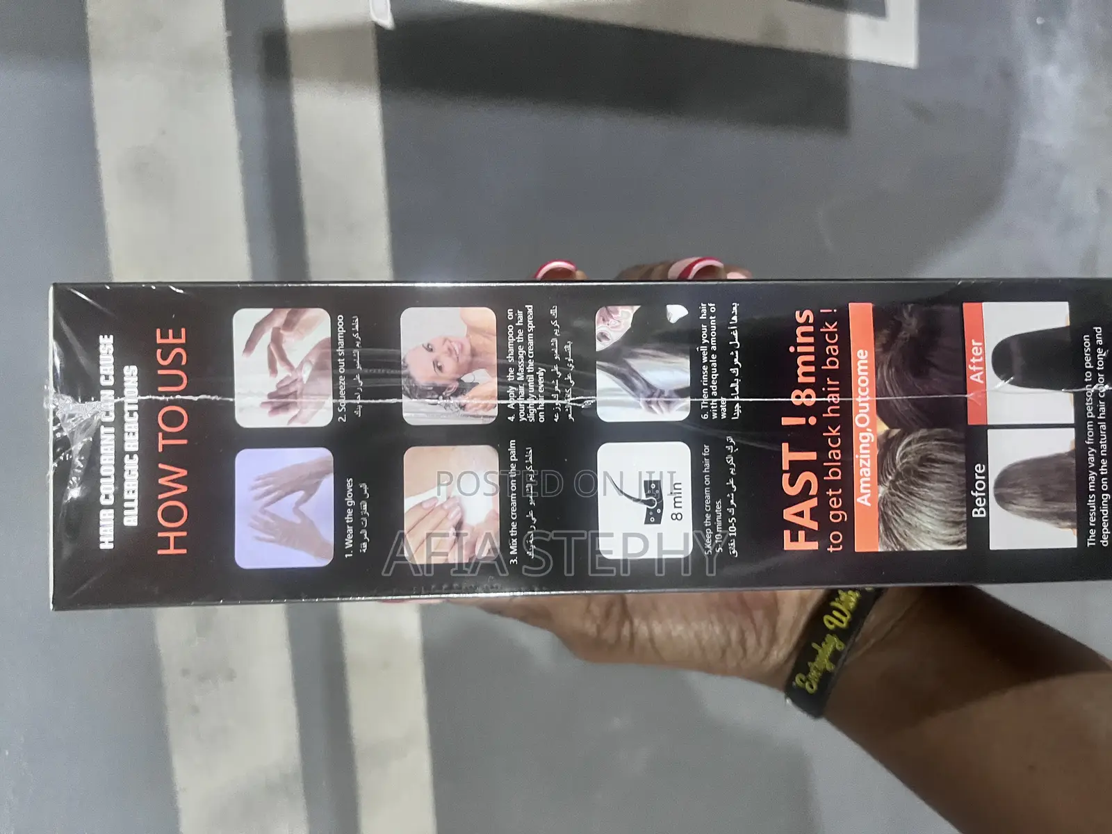 Delix Black Hair Dye Shampoo