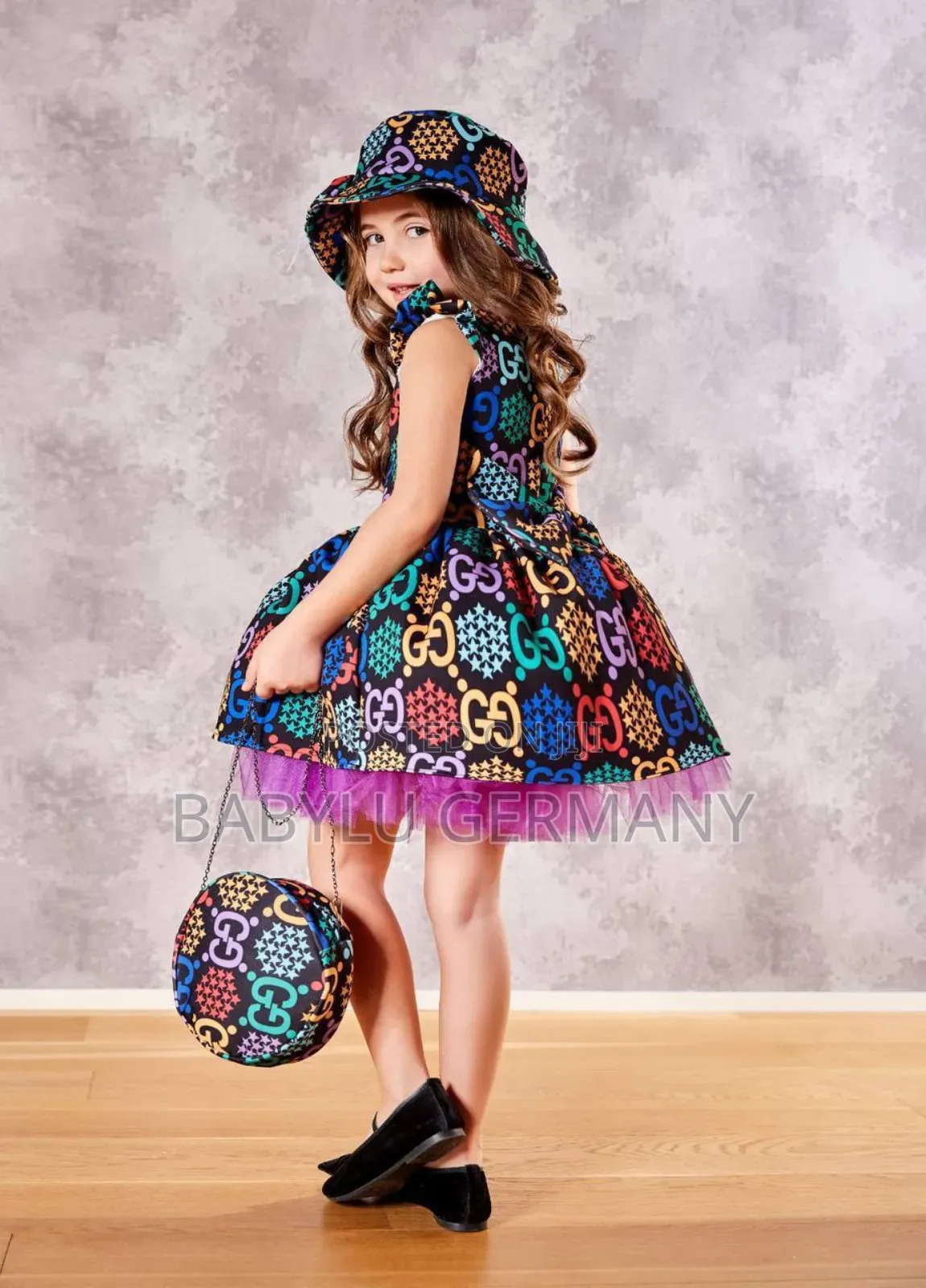 Turkey Imported Gucci Dress With Free Matching Hat And Bag