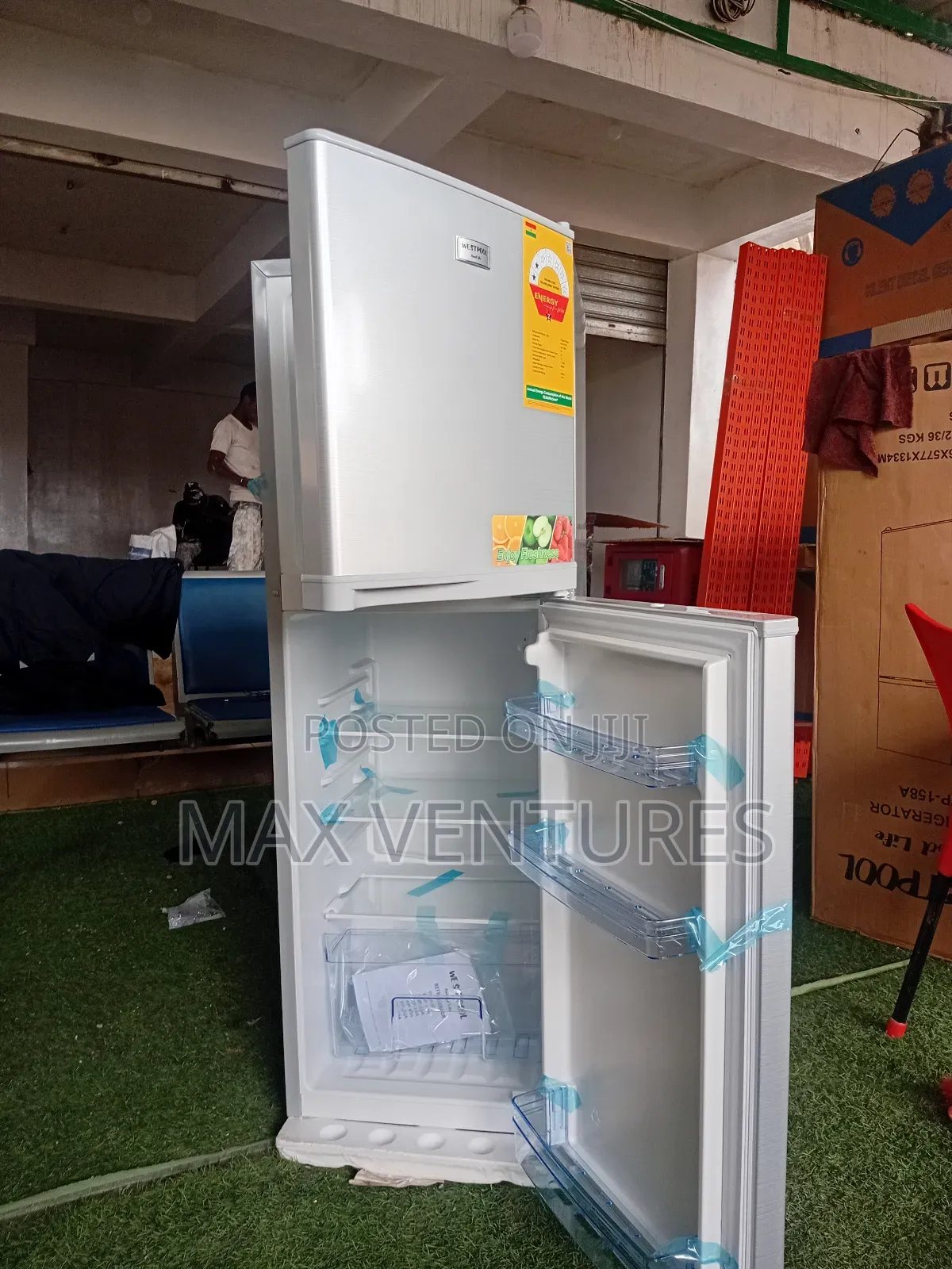 Sleek Westpool 158 Double Door Fridge 138litres Refrigerator