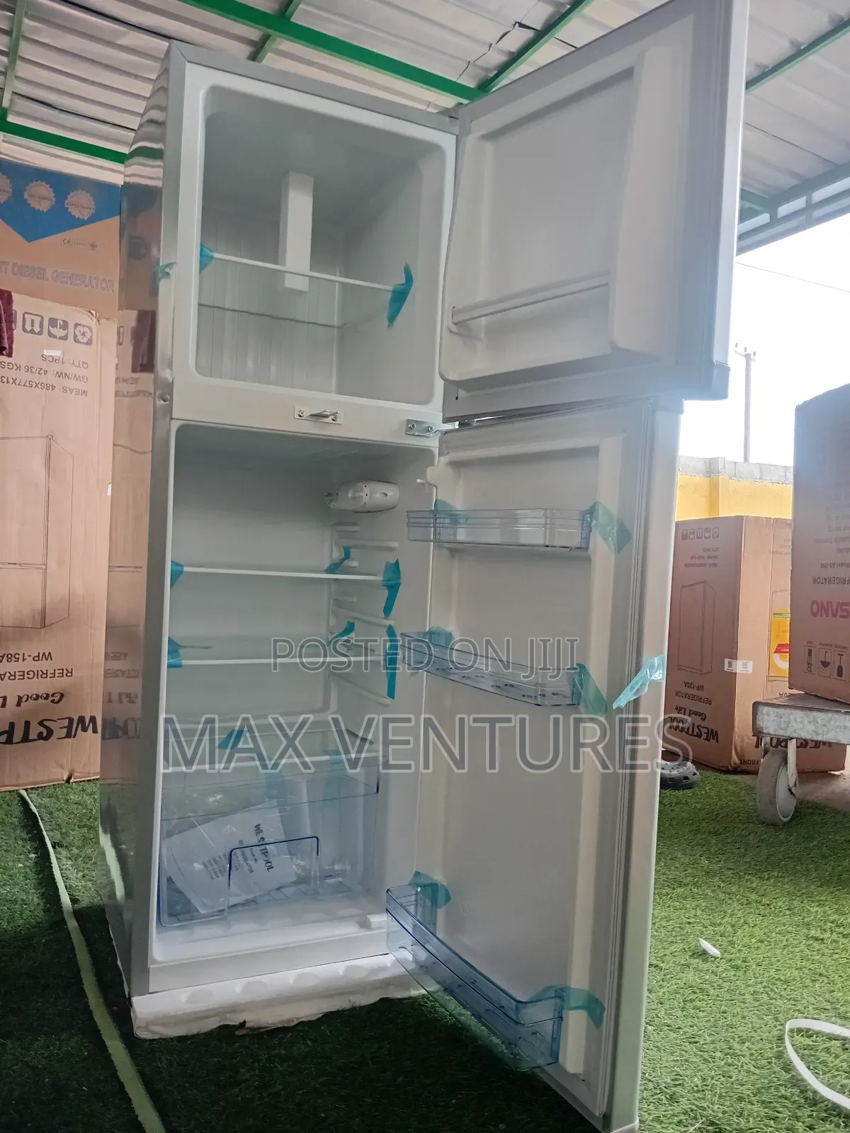 Luxury Design Westpool 158 Double Door Fridge 138litres Top Freezer