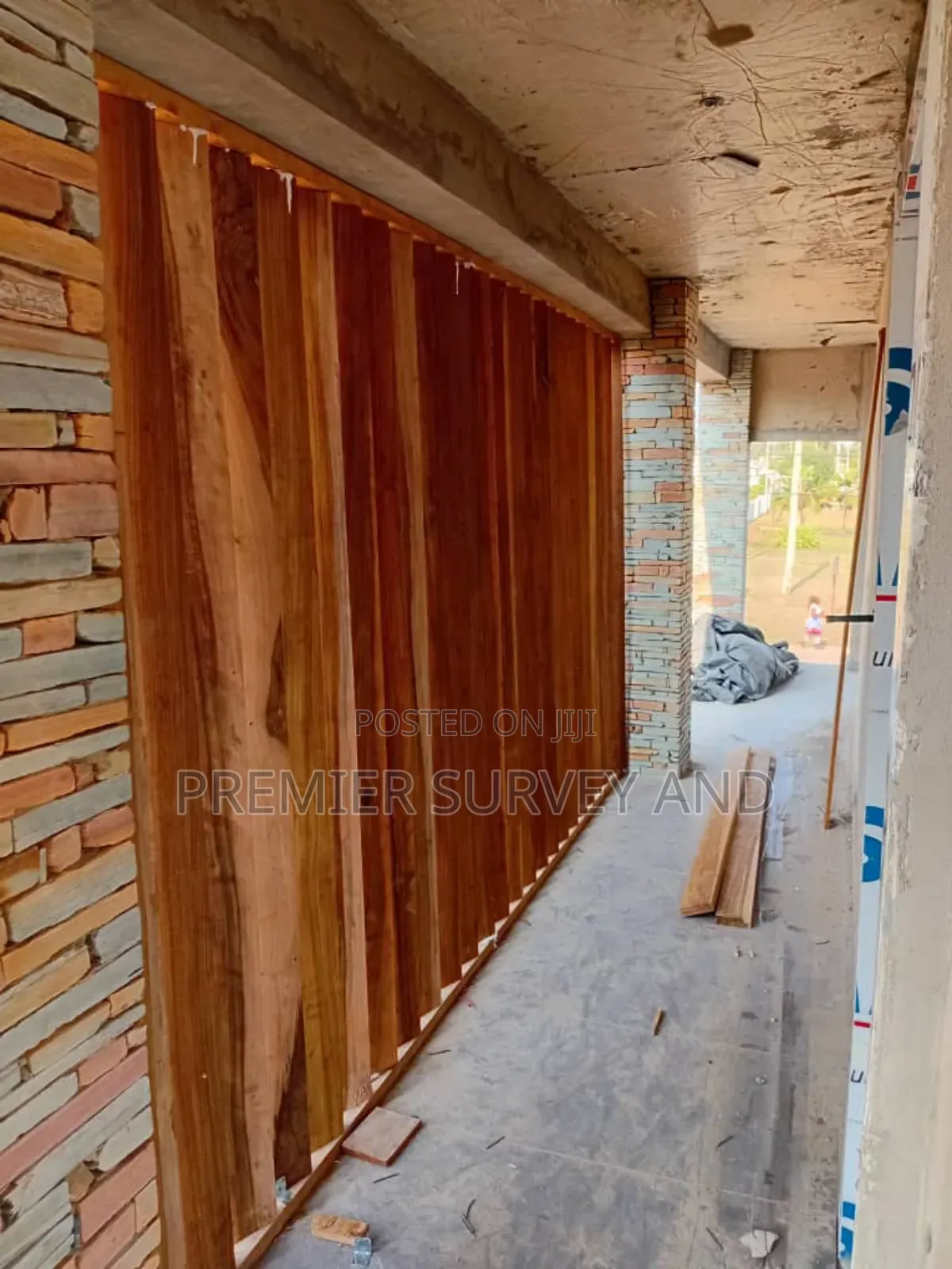 Wooden Strips Installation