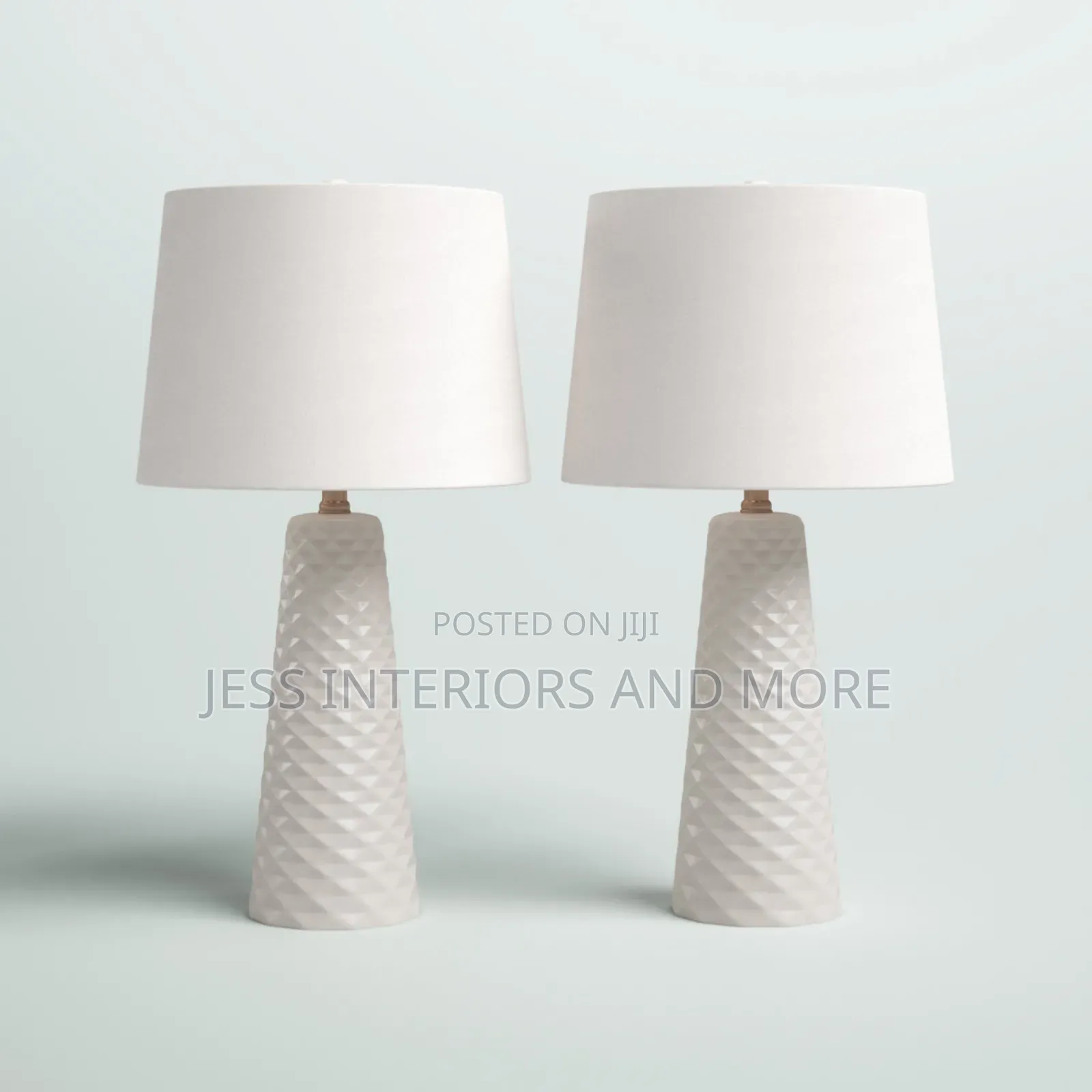 Table Lamp Set of 2 (Marble Base)