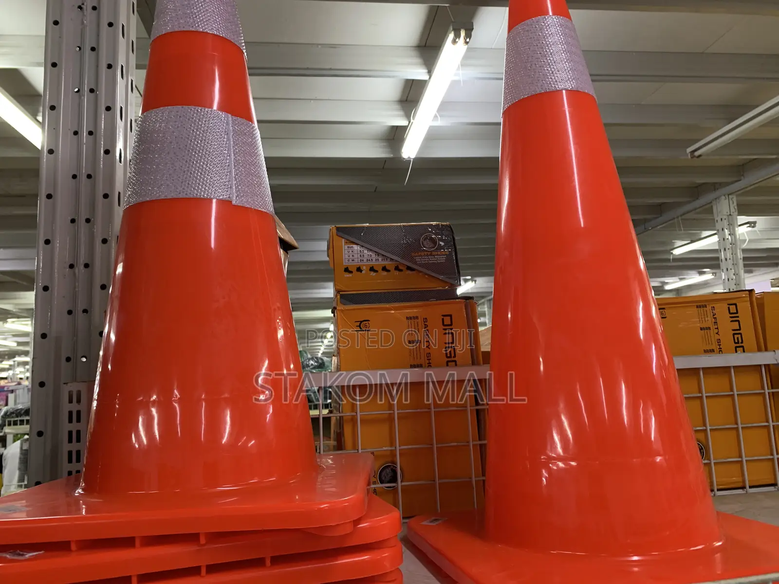 Traffic Cone - Red and White