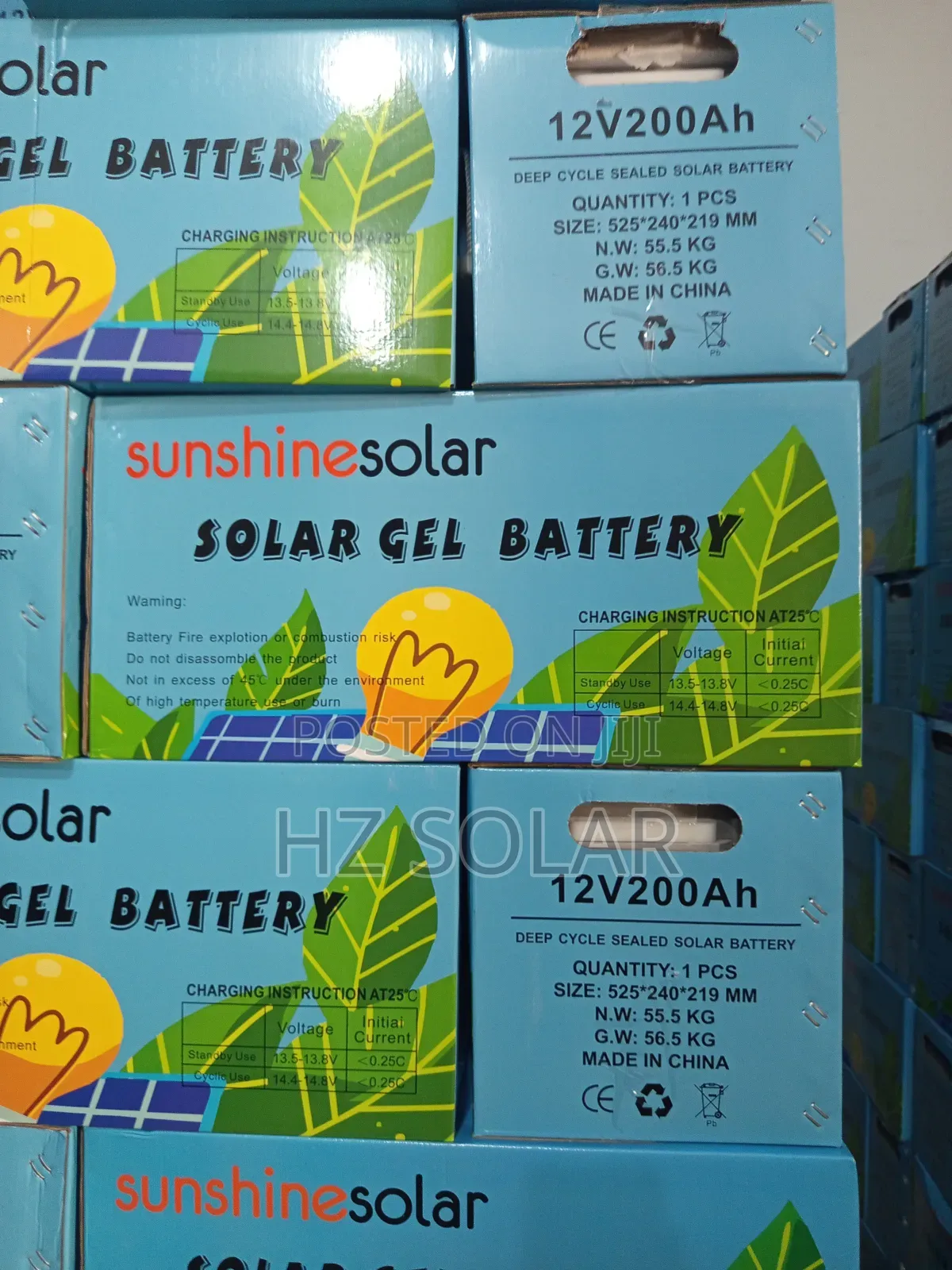 12v200ah Solar Gel Battery