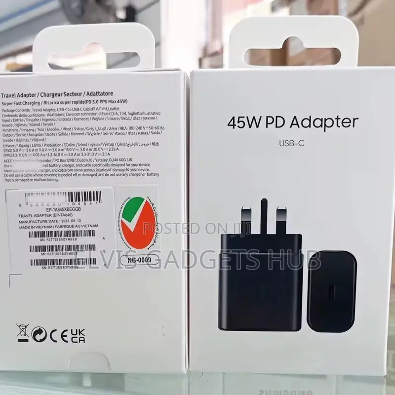 Samsung Type C 45w Pd Adapter