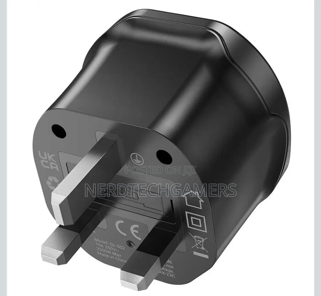 Ldnio Z7 Power Strip Travel Adapter, Black