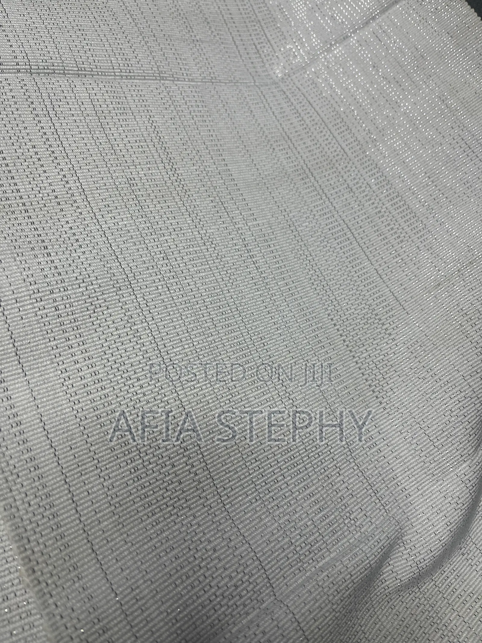 White Shimmer Material (2 Yards)