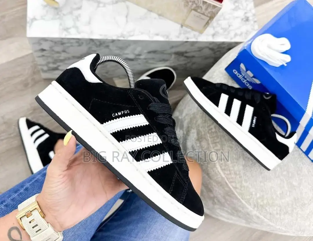 Adidas Campus Black And White