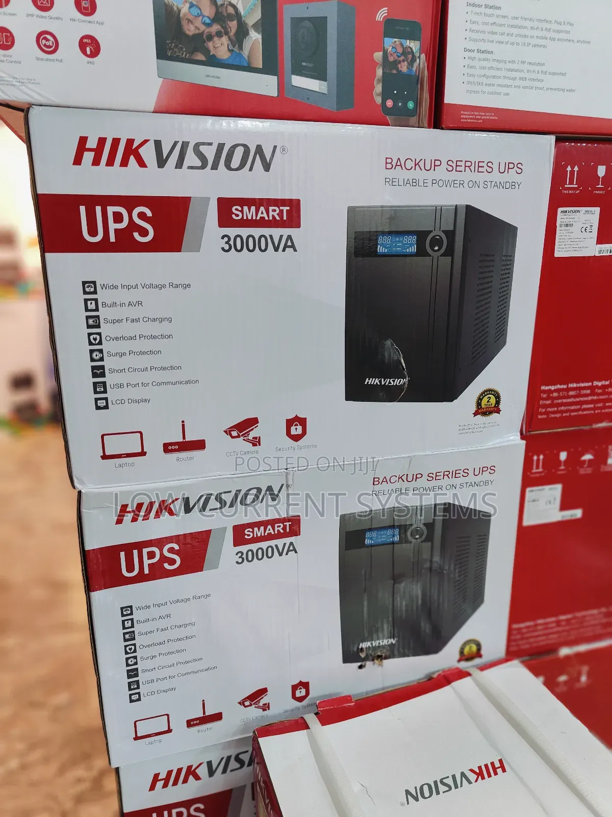 Hikvision Ups 3kva Backup Battery Smart 3000va 1800w