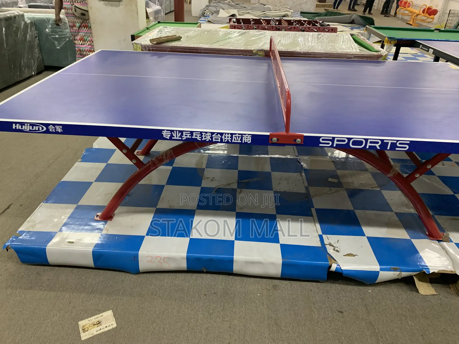 Table Tennis Table With Metal Net