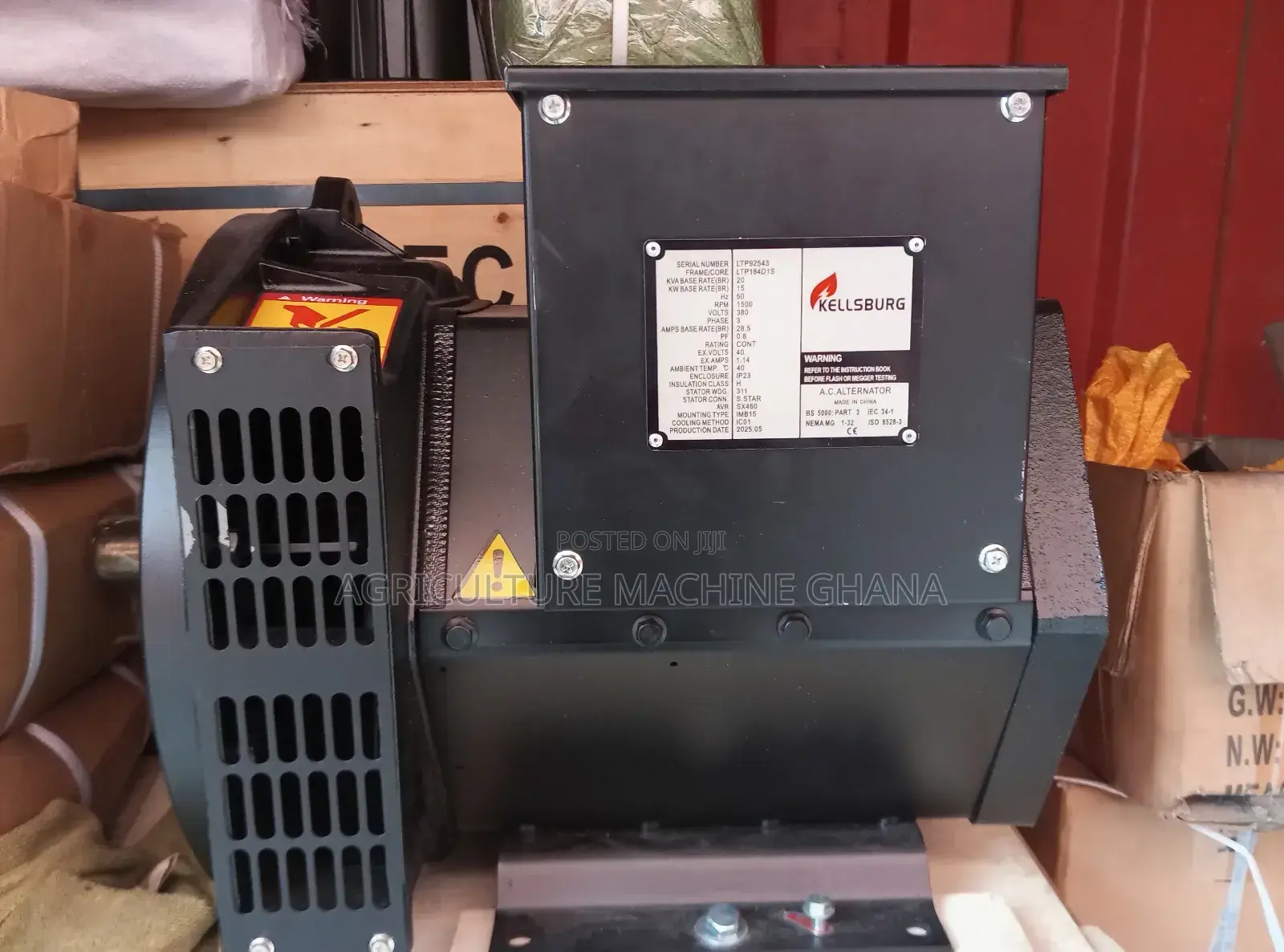 Kellsburg 20kva Alternator Motor
