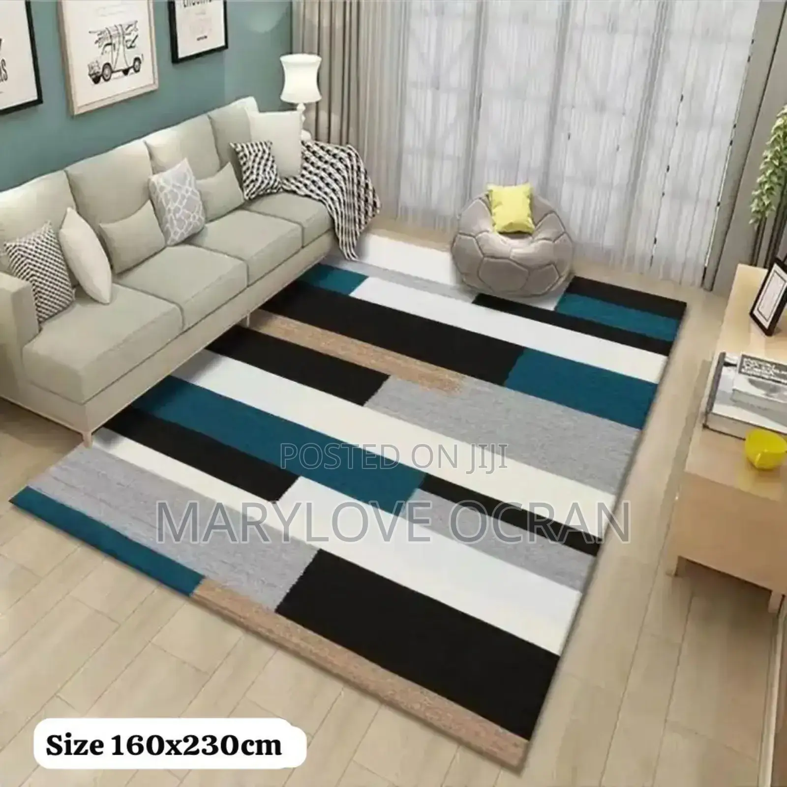 Quality 3d Centre Carpet(160x230cm)