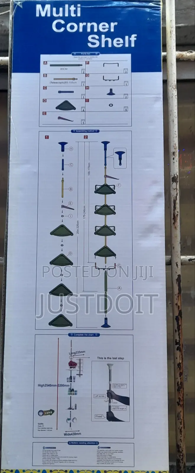 4 Tier Multi Corner Shelf
