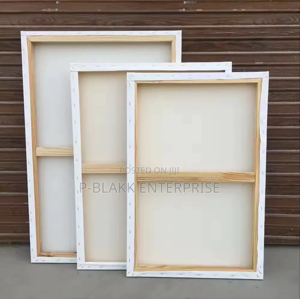 Various Sizes 100% Cotton 280gsm Blank Wood Canvas Board