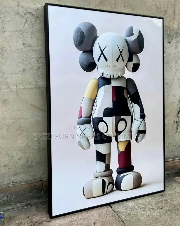 High Quality Pictures Only Canvas Black Frame on Pre -Order