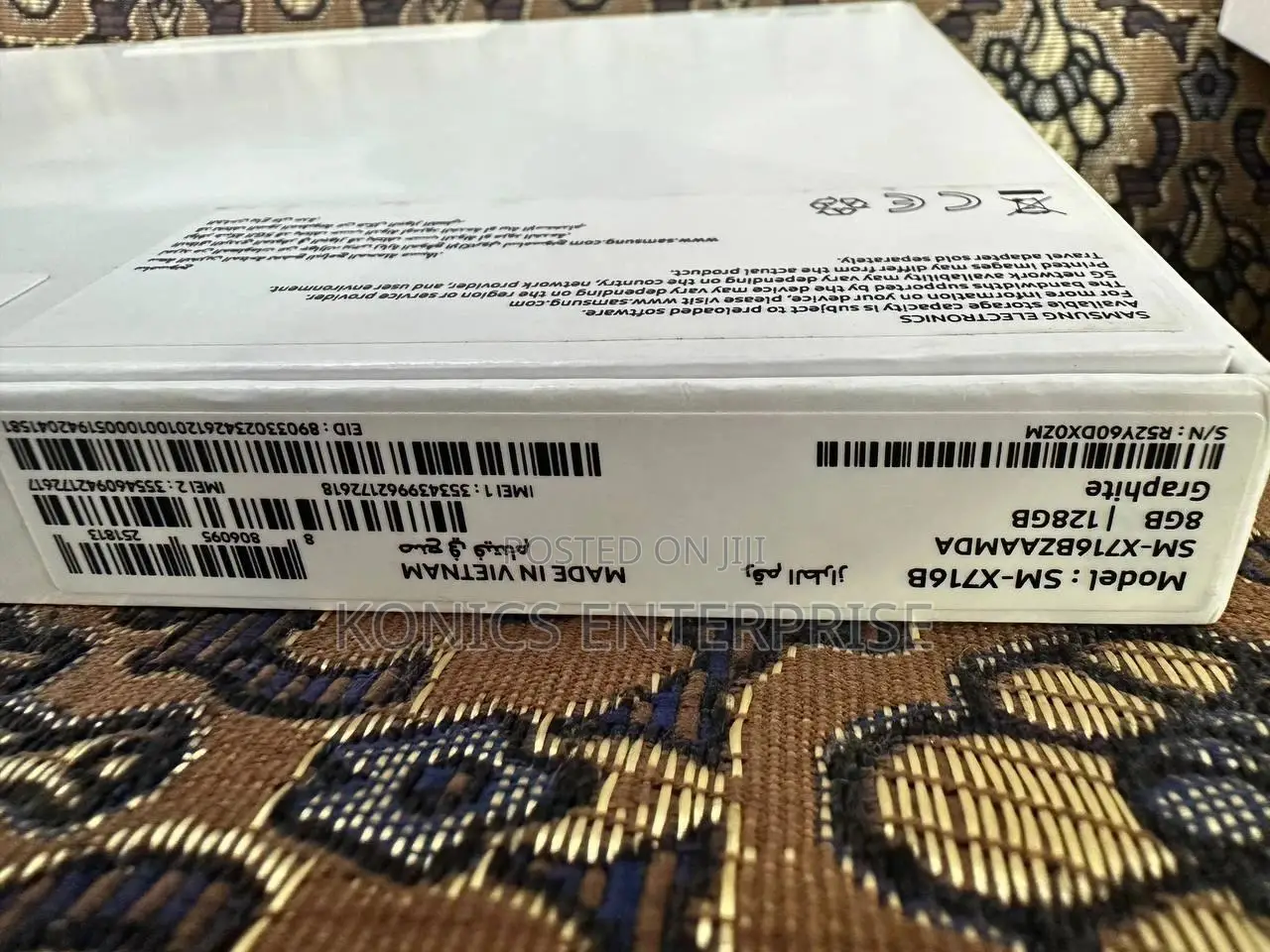 New Samsung Galaxy Tab S9 128 GB Black