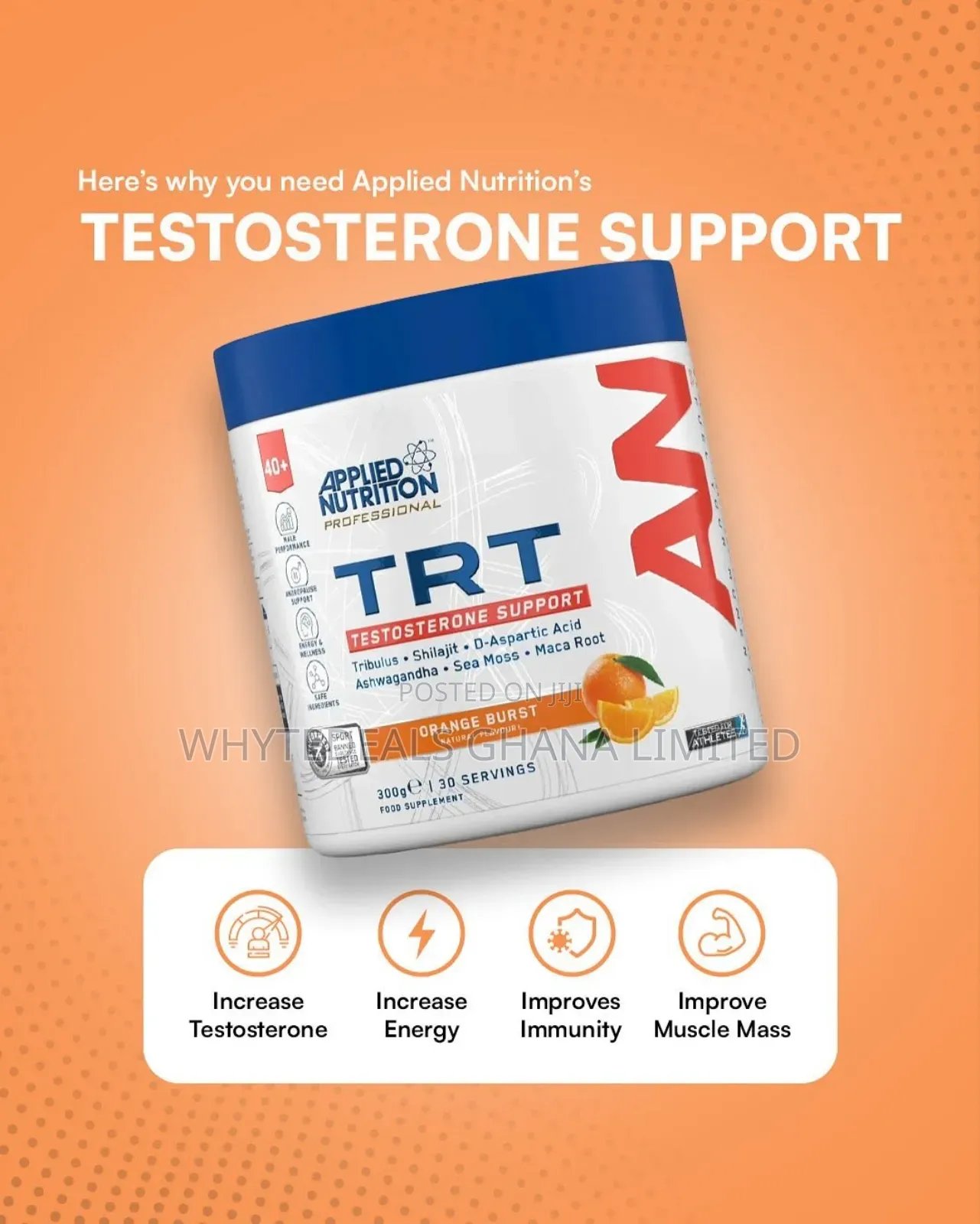 Male Performance 4 Over 40| Trt Testosterone| Tribulus| Shilajit| Maca