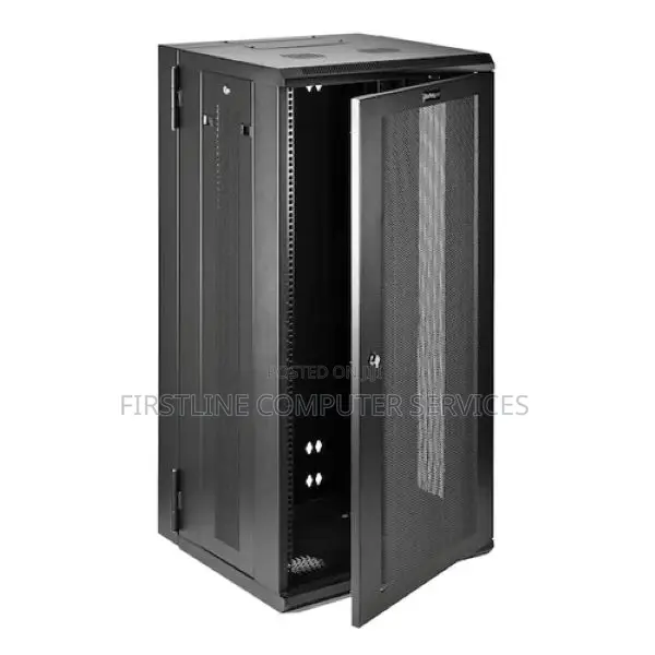 18u 800x1000 Deep Server Floor Cabinet Flat Pack Black