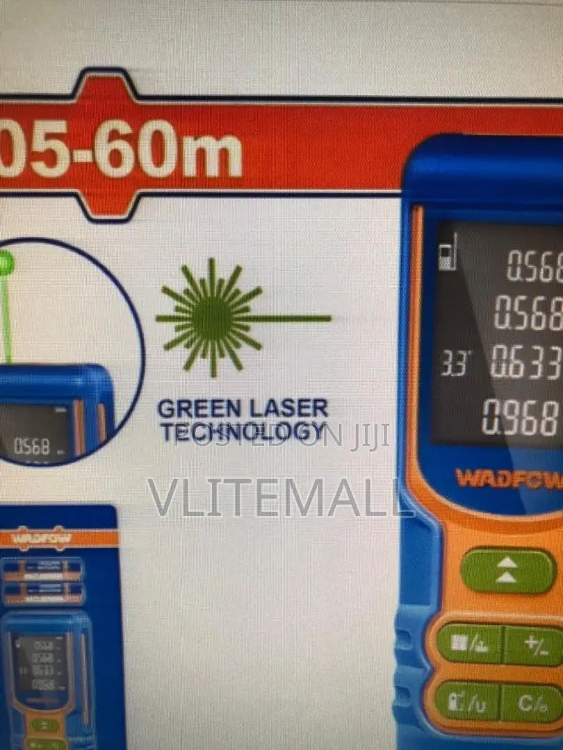 Wadfow Laser Distance Detector Green Laser 60m - Wdl1526