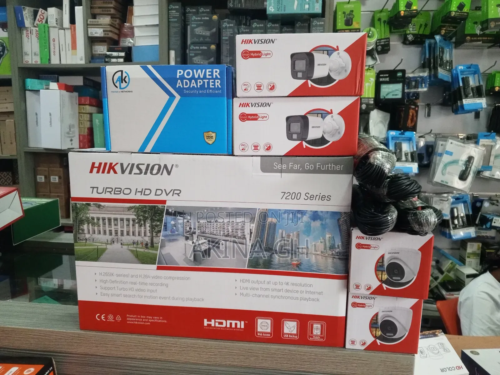 Hikvision 4ch Color With Audio CCTV Complete Kit