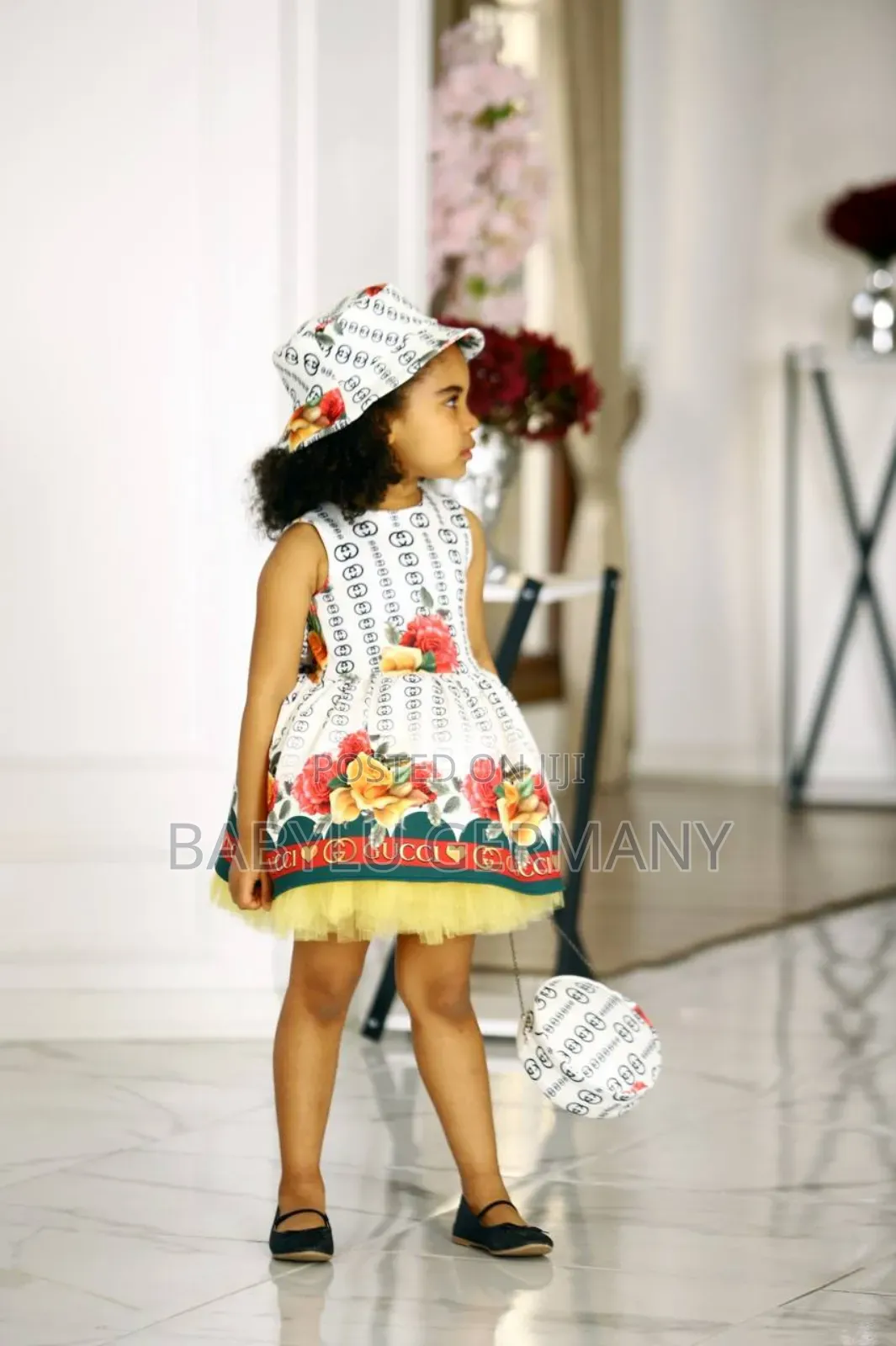 Gucci Princess Ballgown With Matching Hat and Handbag