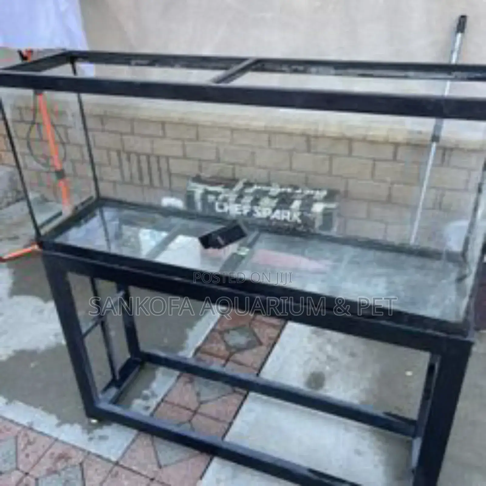 We Build Aquarium With Furniture Metallic