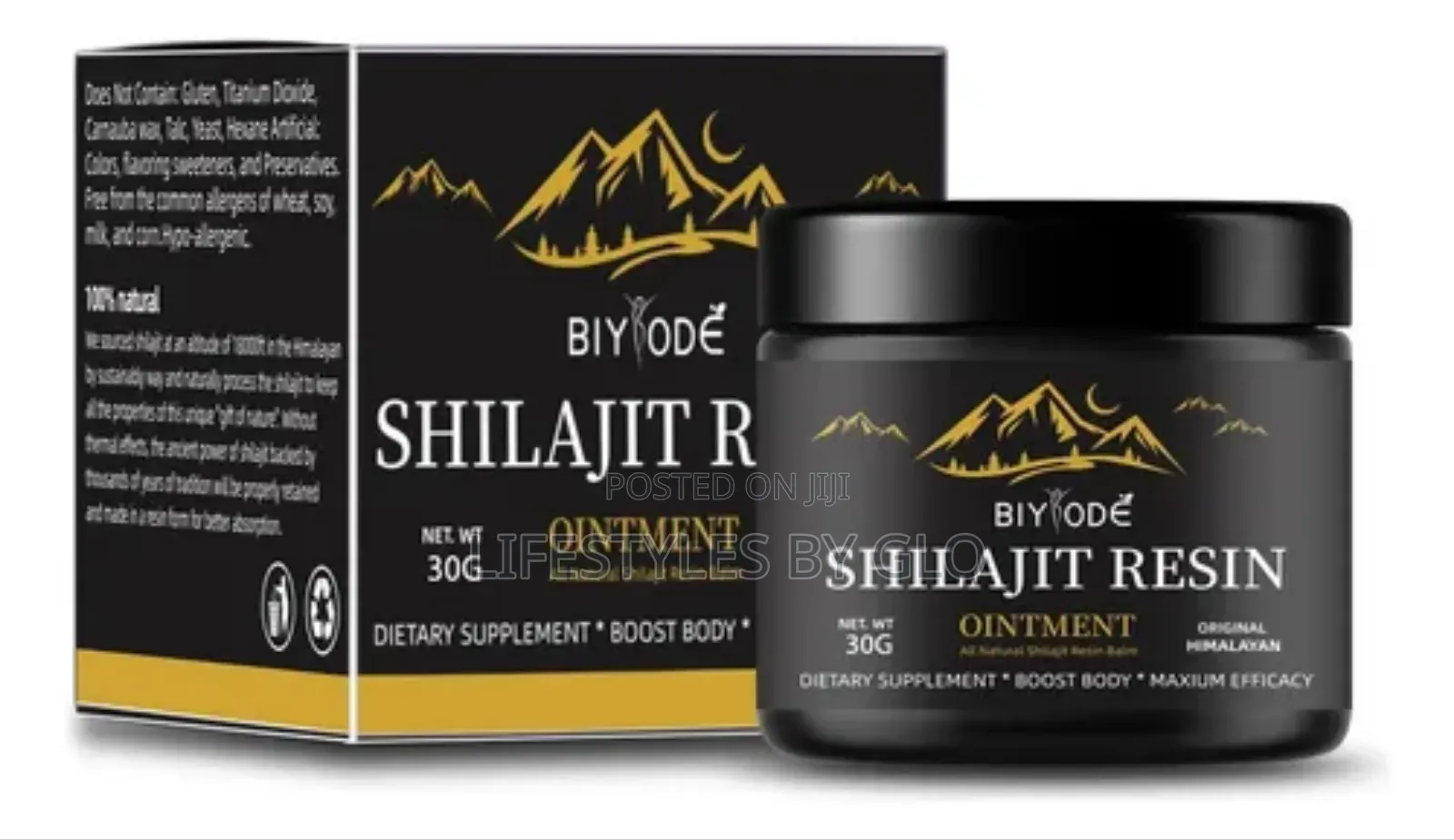 Pure Himalayan Shilajit Resin 600mg Gold Stardard | 50 Servings (30g)