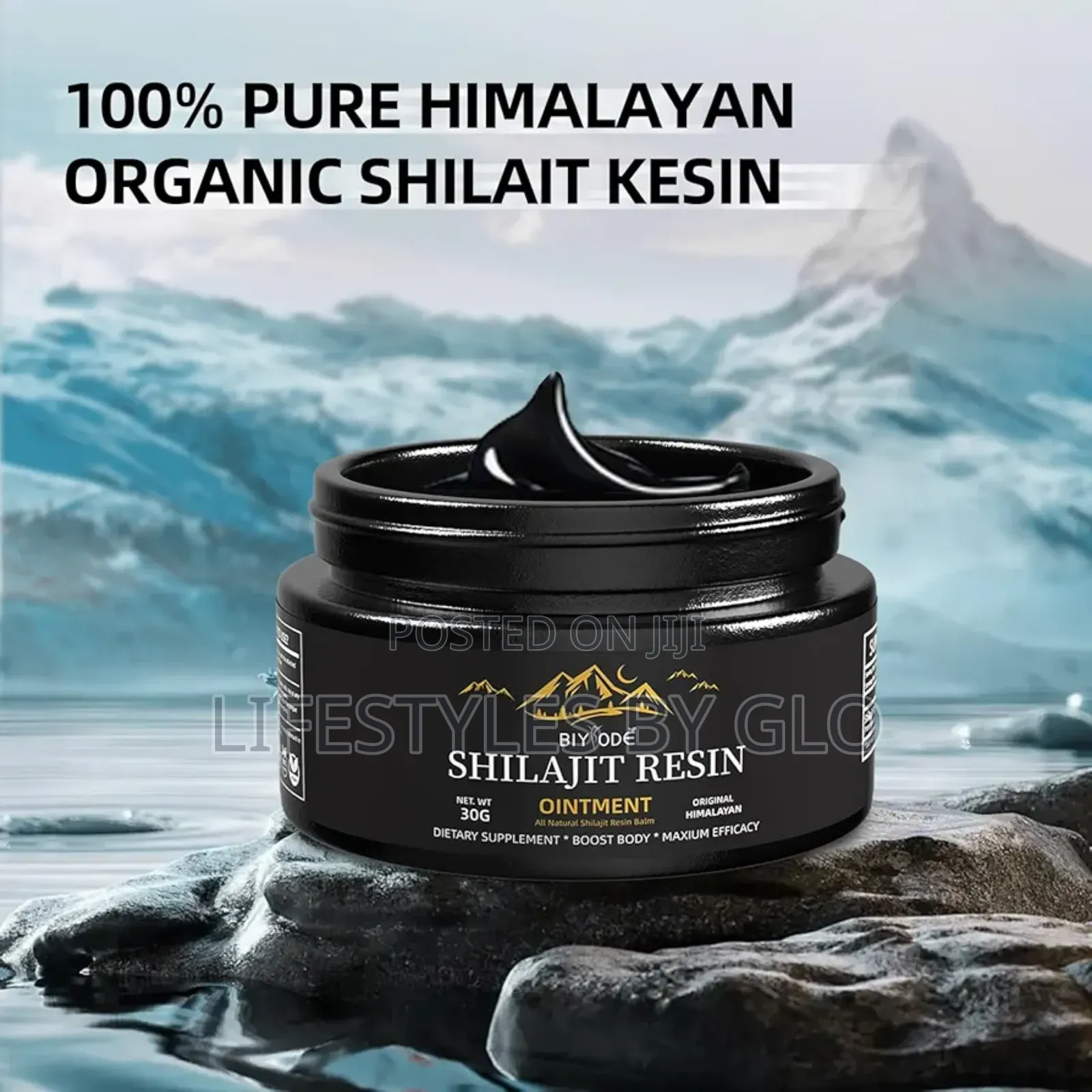 Pure Himalayan Shilajit Resin 600mg Gold Stardard | 50 Servings (30g)