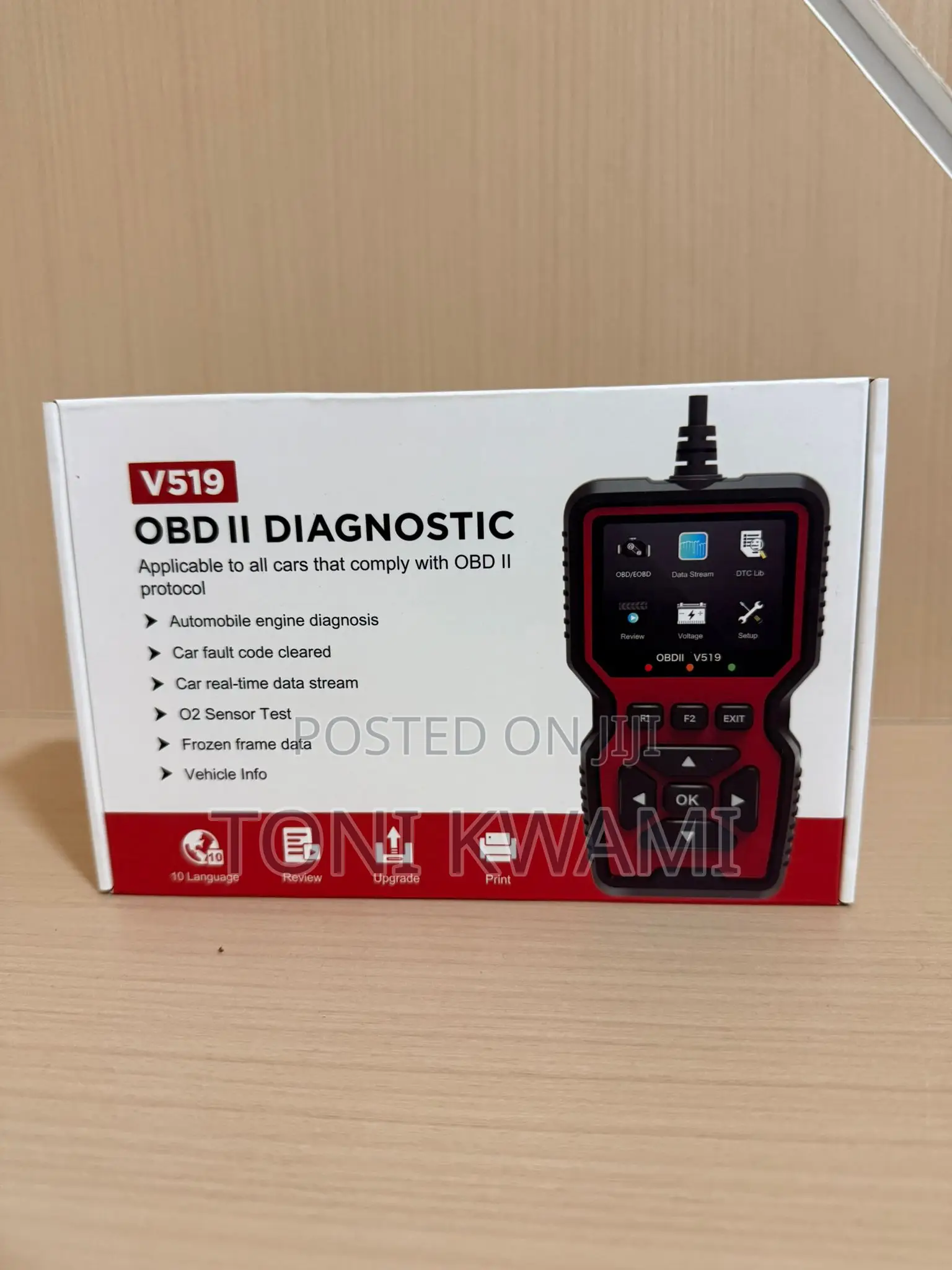 V519 Obd2 Car Scanner – Fix Check Engine Light (All Cars 1996+)