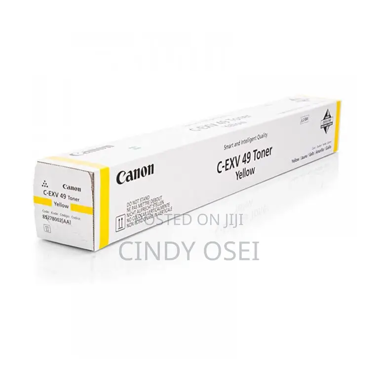 Canon Toner Cartridge Cexv-49 Yellow