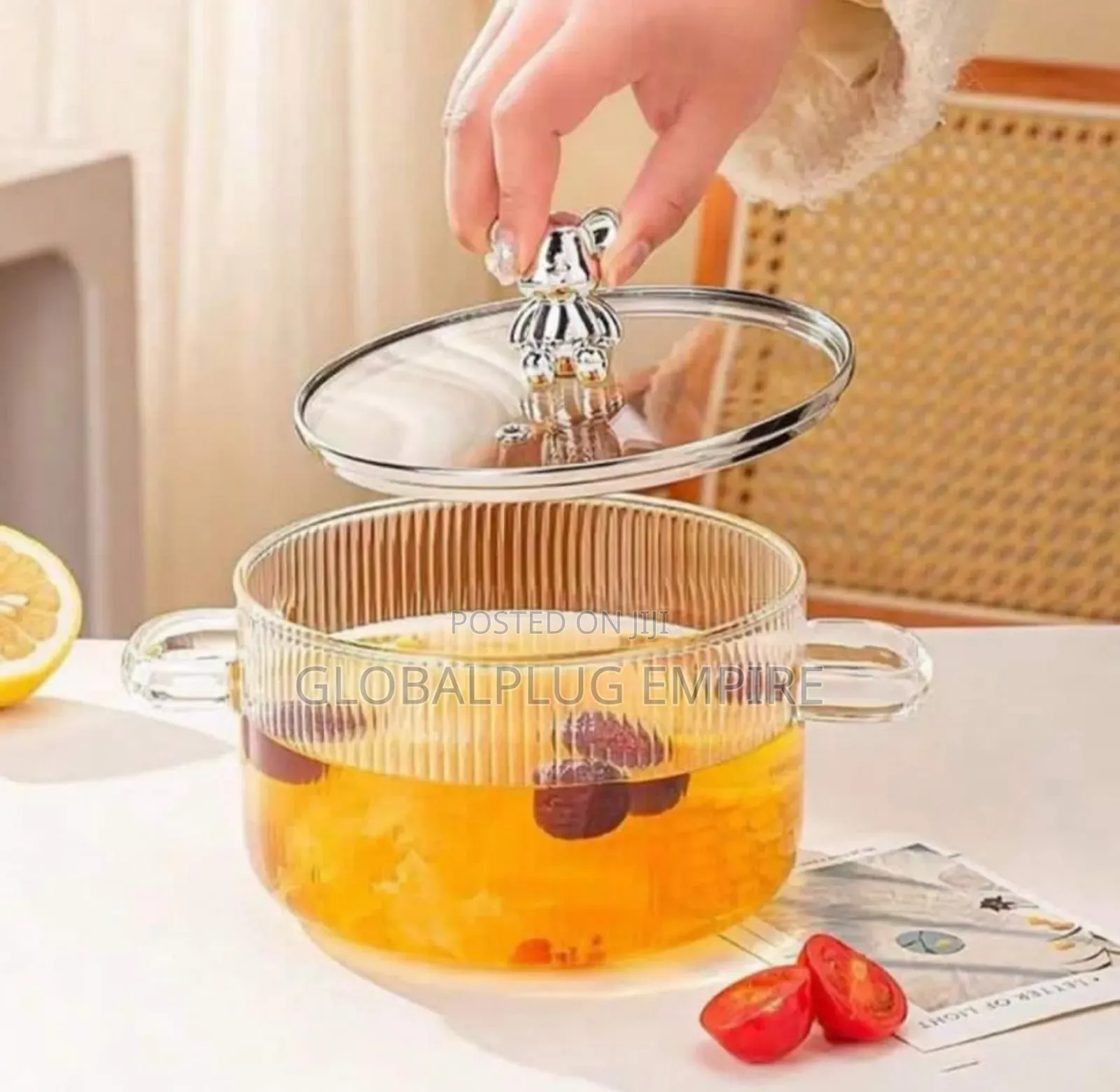 Glass Cooking Pot