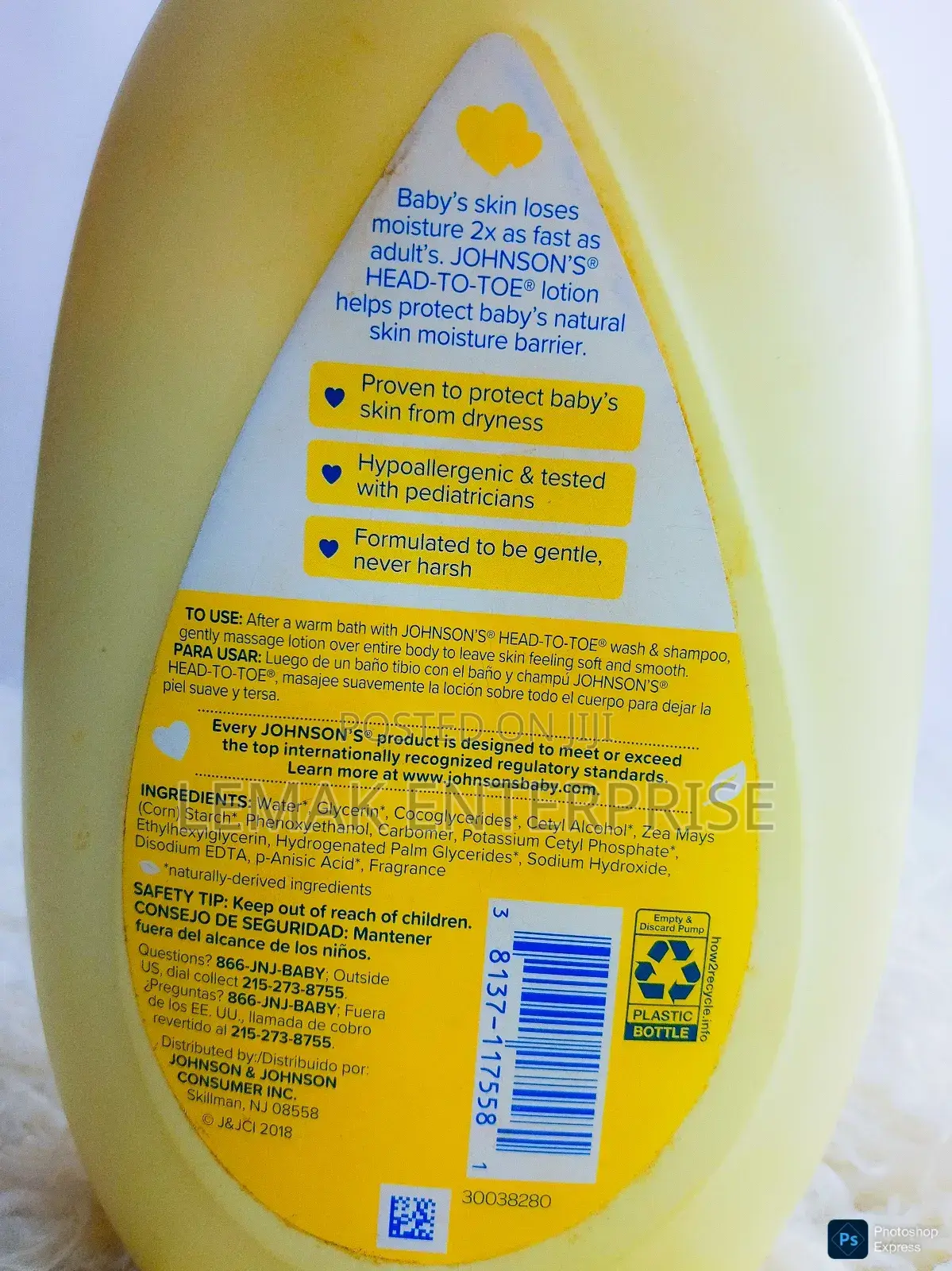 Johnson's Head - To - Toe Lotion 500ml