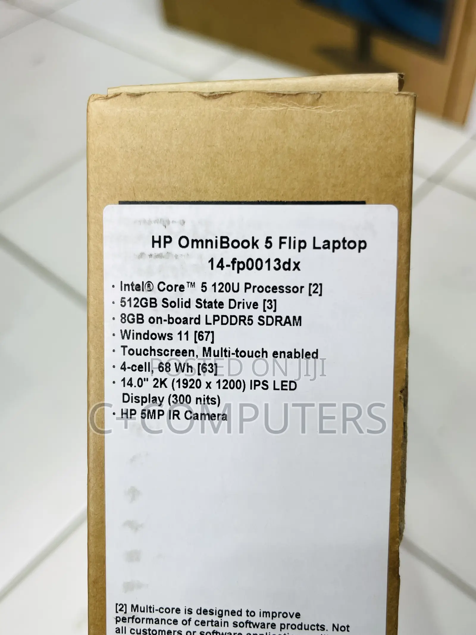 New Laptop HP OmniBook 5 Flip 8GB Intel Core i5 SSD 512GB