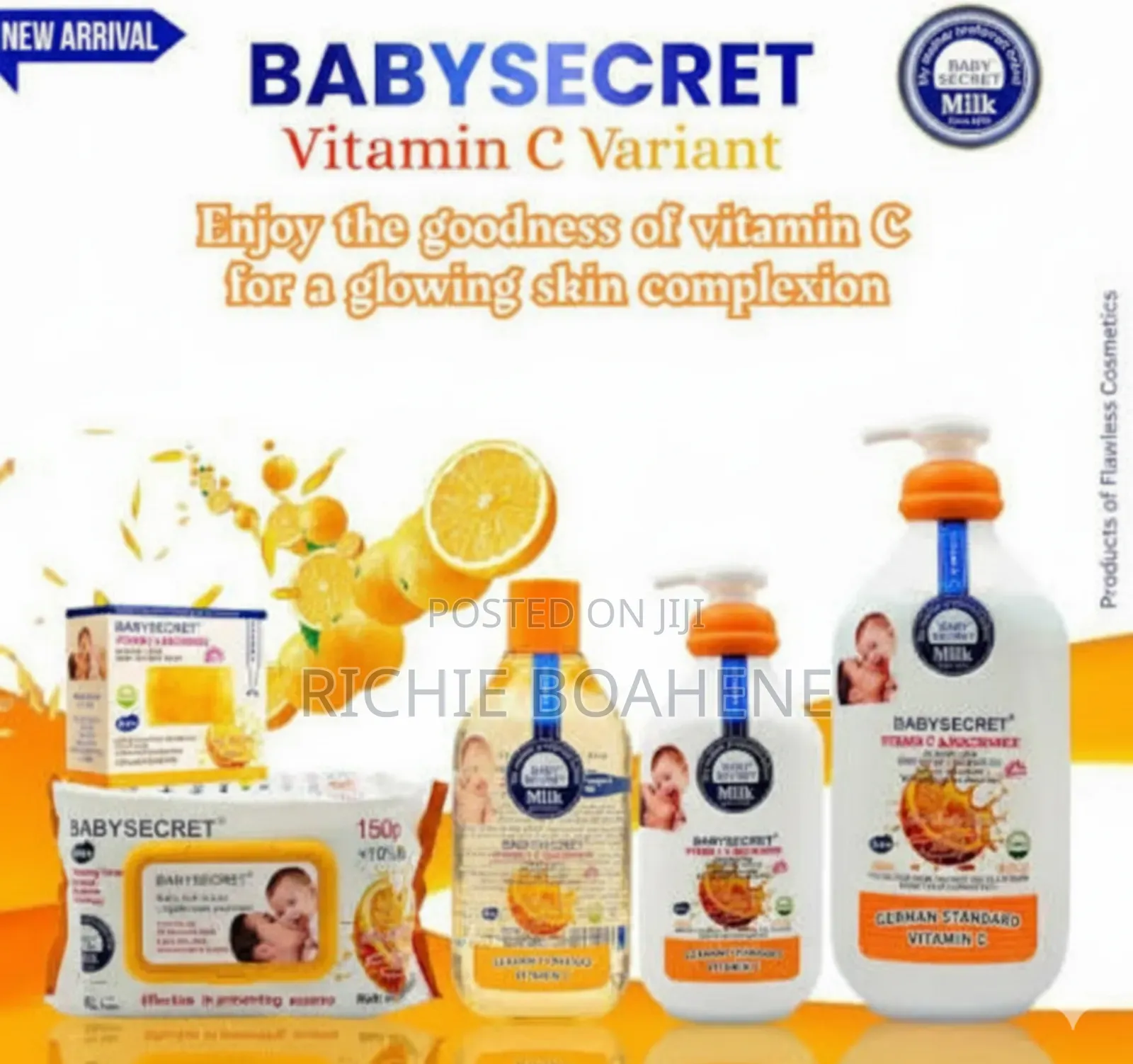 Baby Secret Oil Wash Lotion Shower Gel Wipes